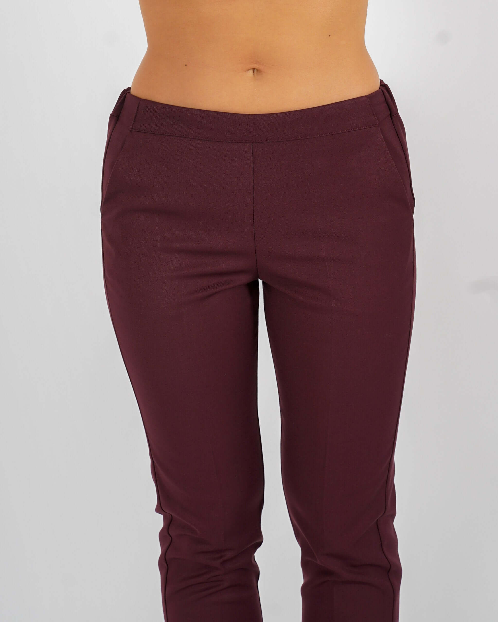 Pantaloni slim fit in tessuto diagonale - Judas
