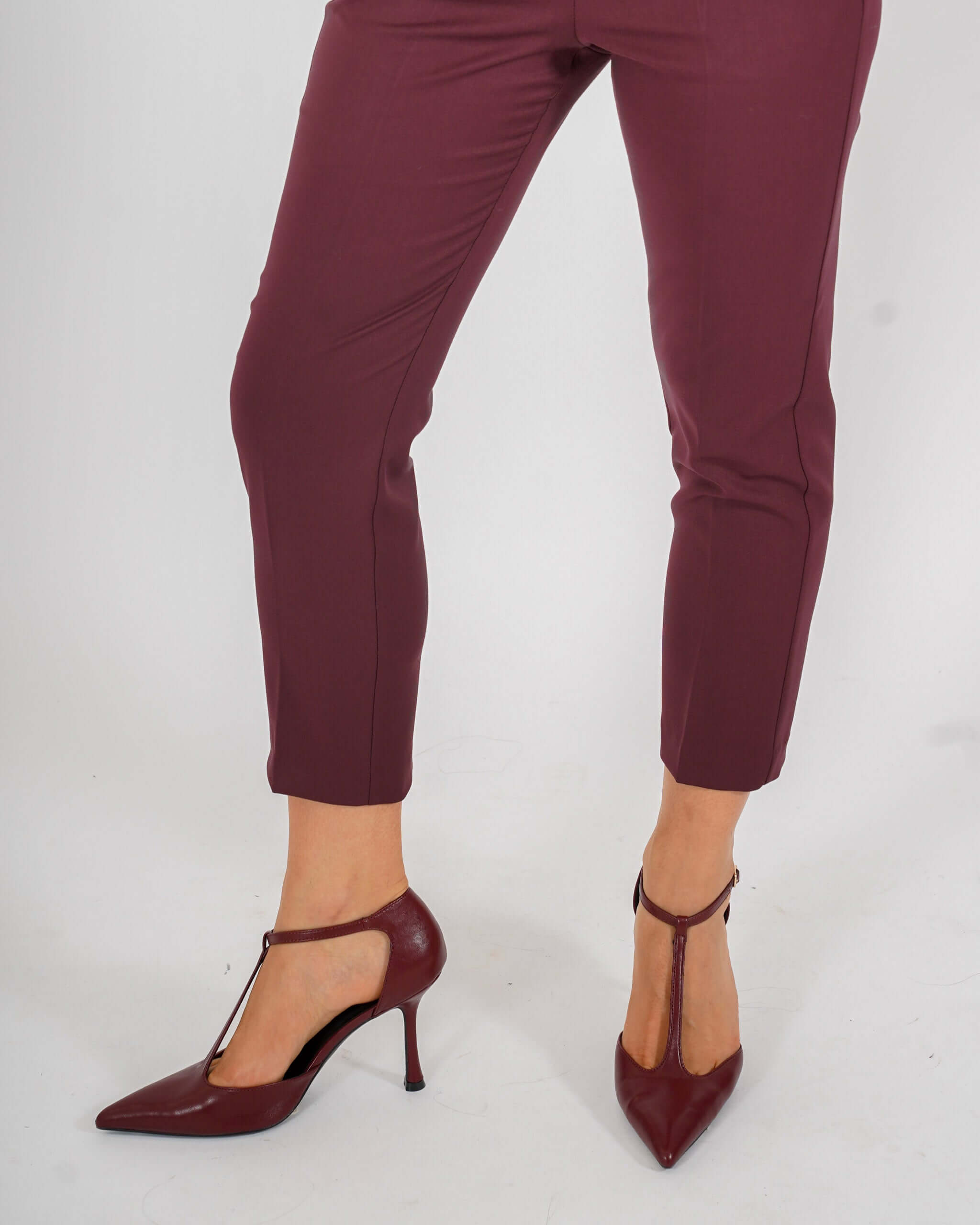 Pantaloni slim fit in tessuto diagonale - Judas