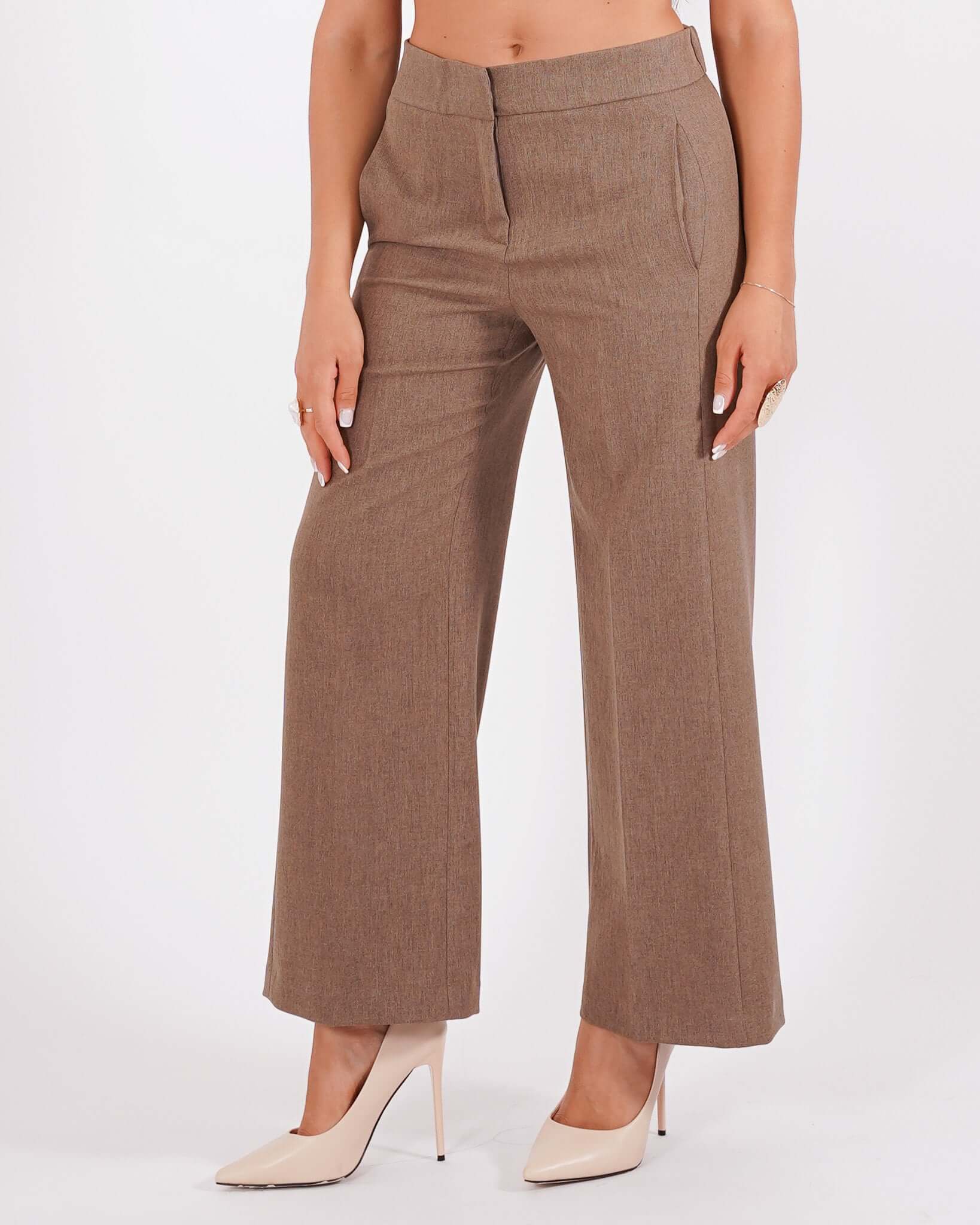 Pantaloni cropped in eco fibra - Manzano