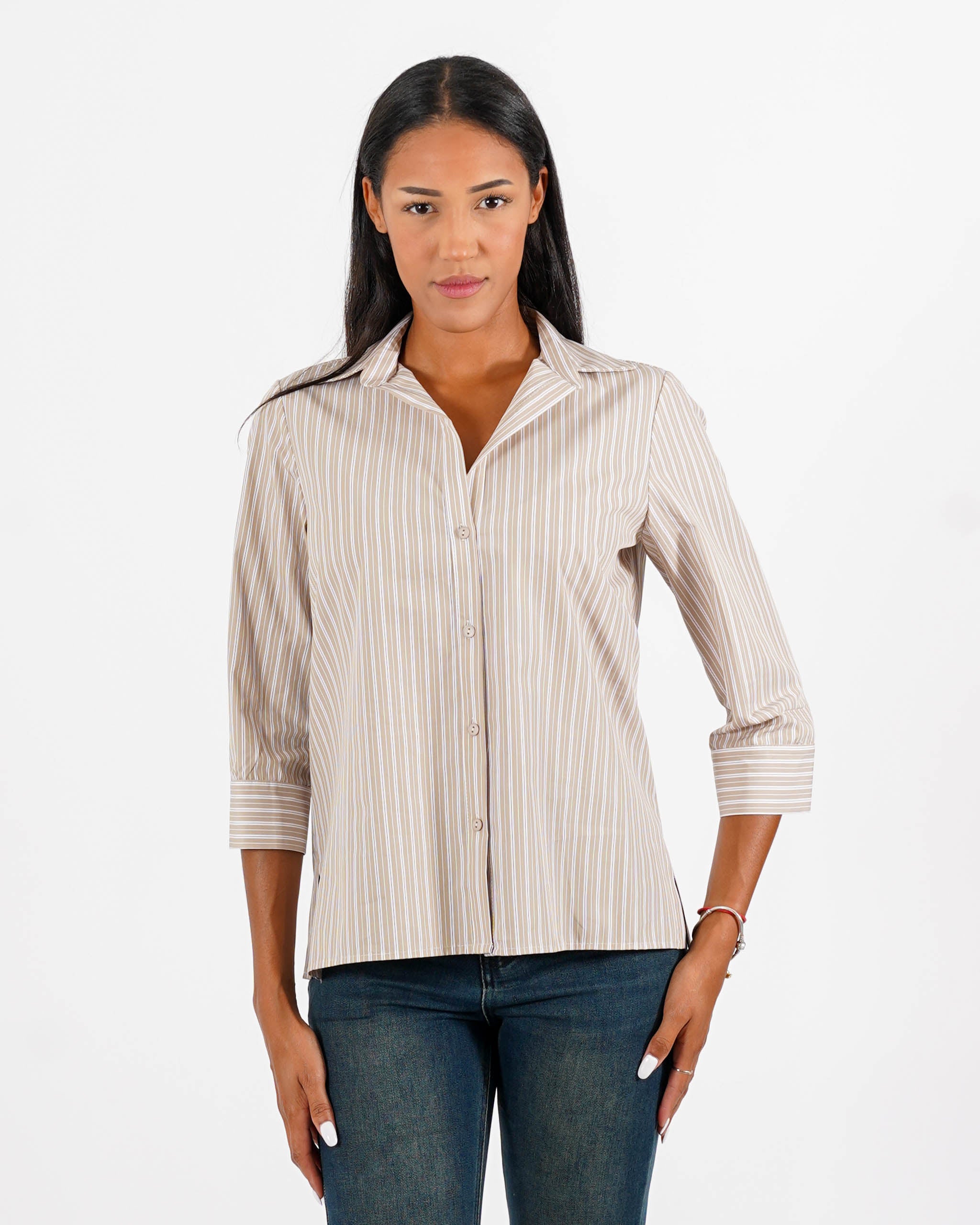 Camicia slim fit in cotone - Vorbek