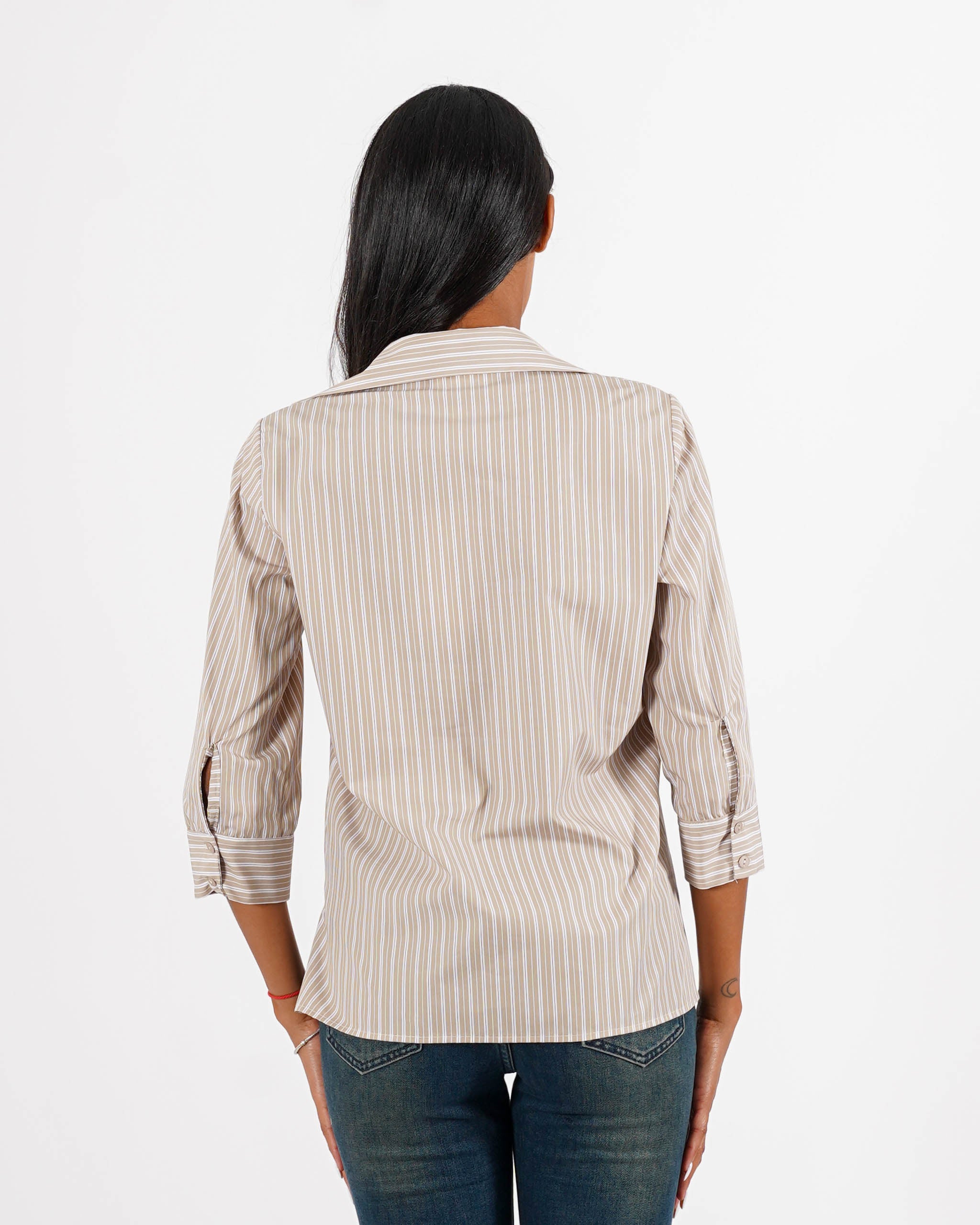 Camicia slim fit in cotone - Vorbek