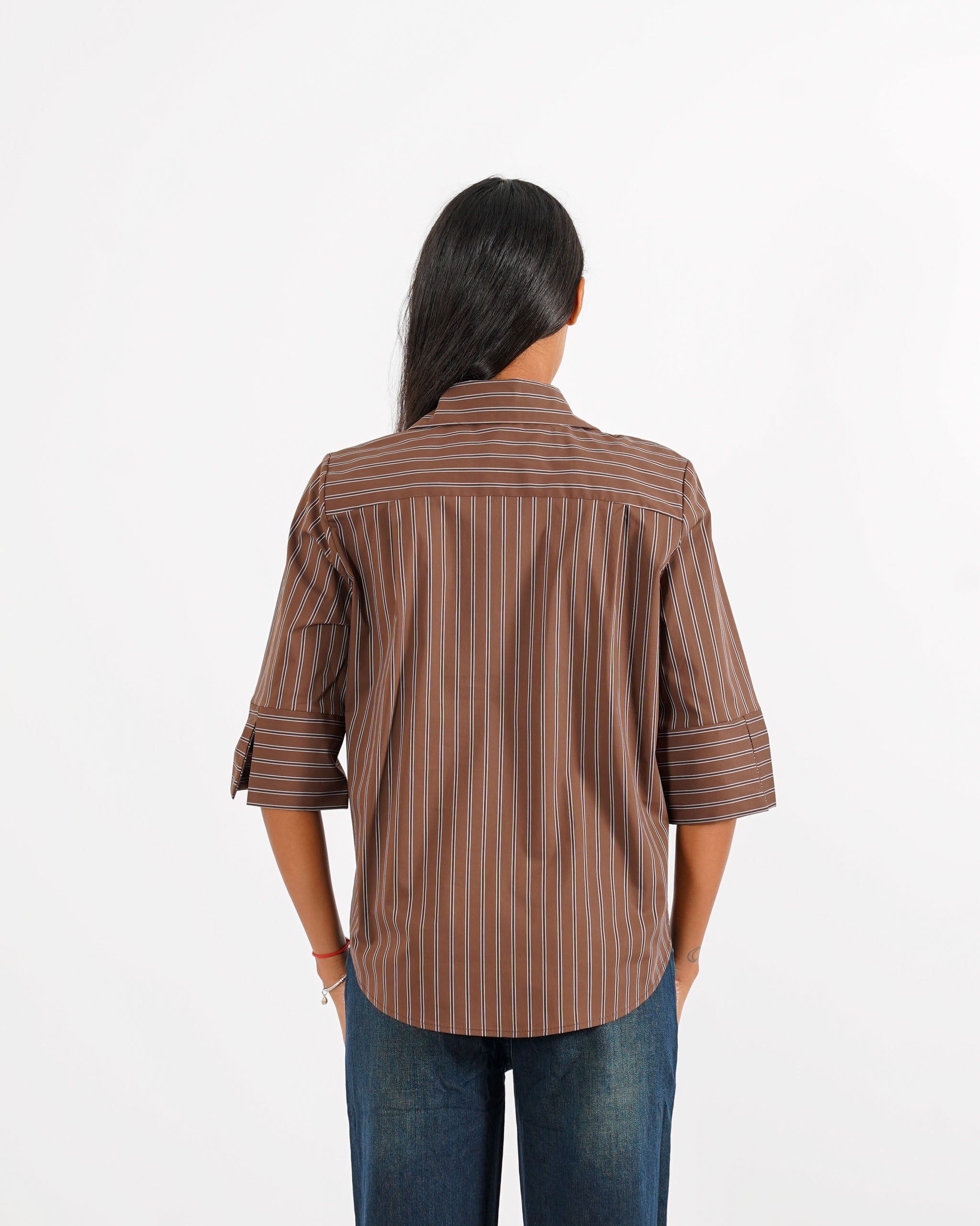 Camicia rigata in cotone - Nuoro - Hope Fashion