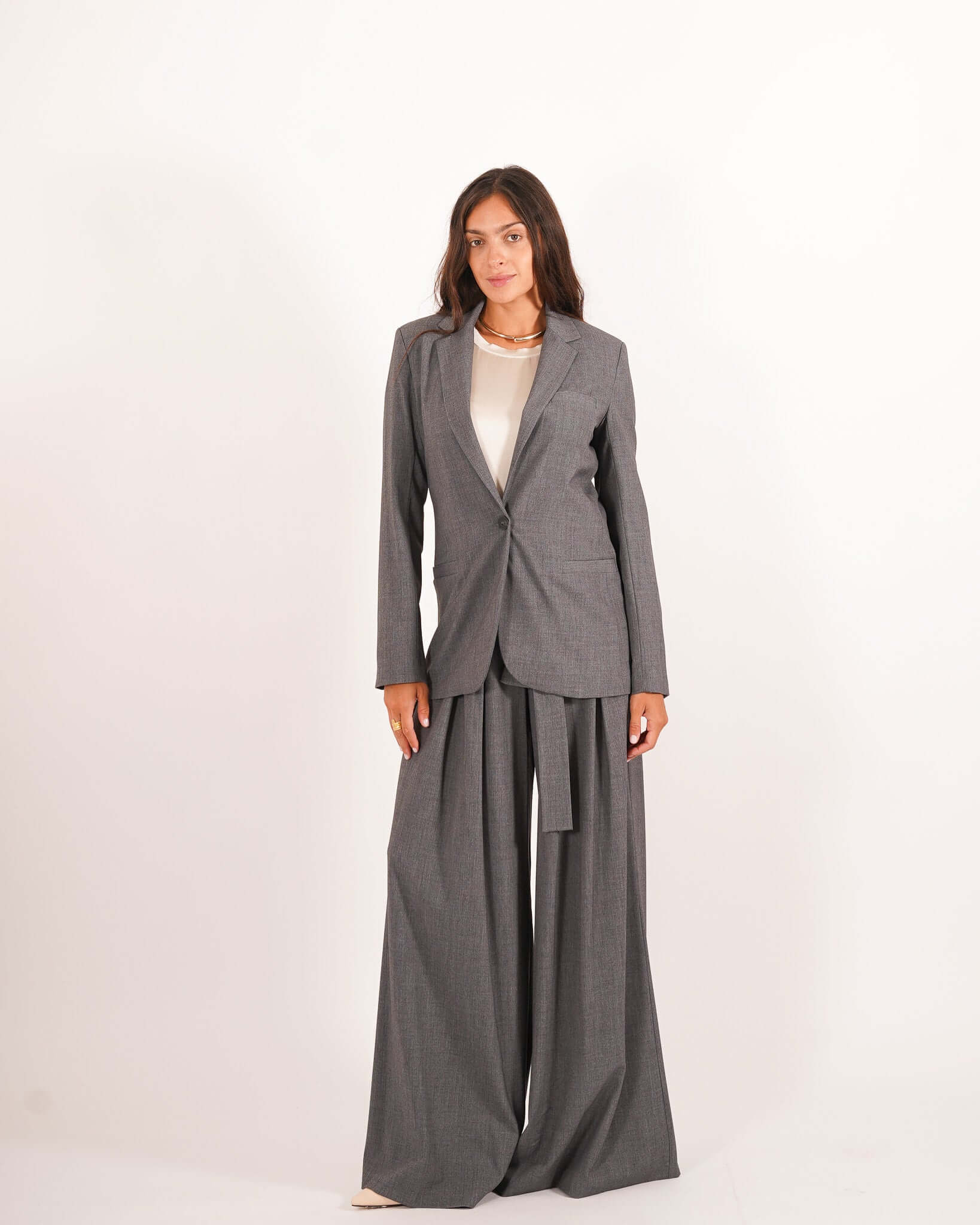 Giacca monopetto in mano gabardina stretch - Isernia