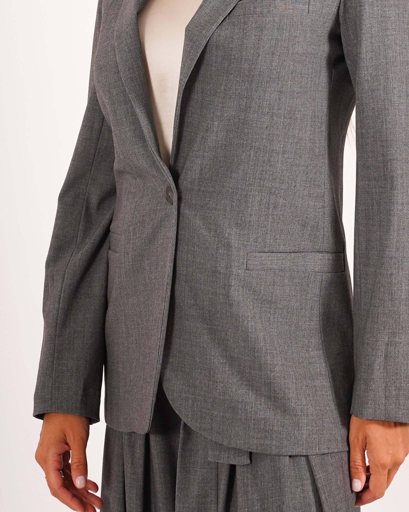 Giacca monopetto in mano gabardina stretch - Isernia