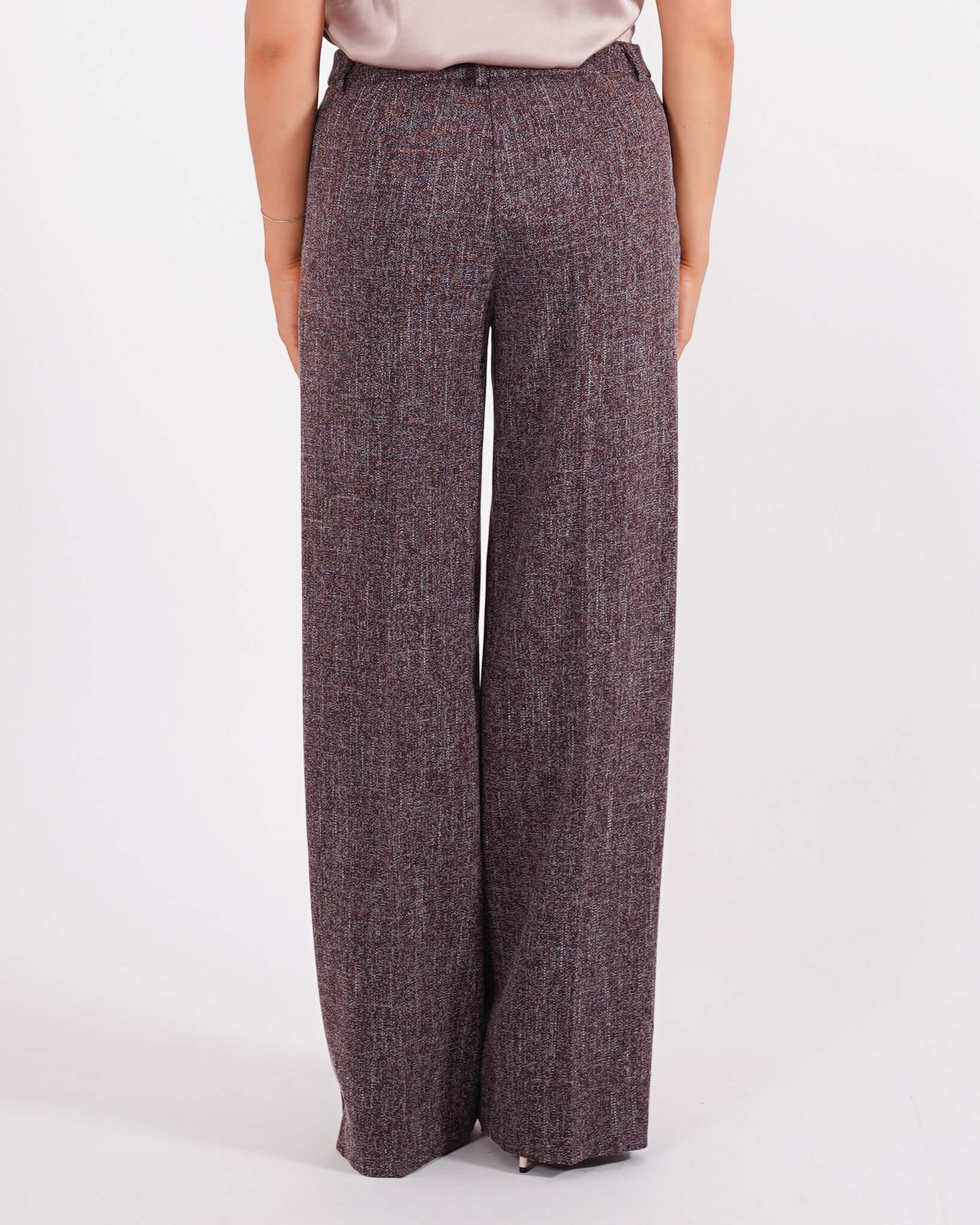 Pantaloni gamba larga in eco fibra - Sulmona