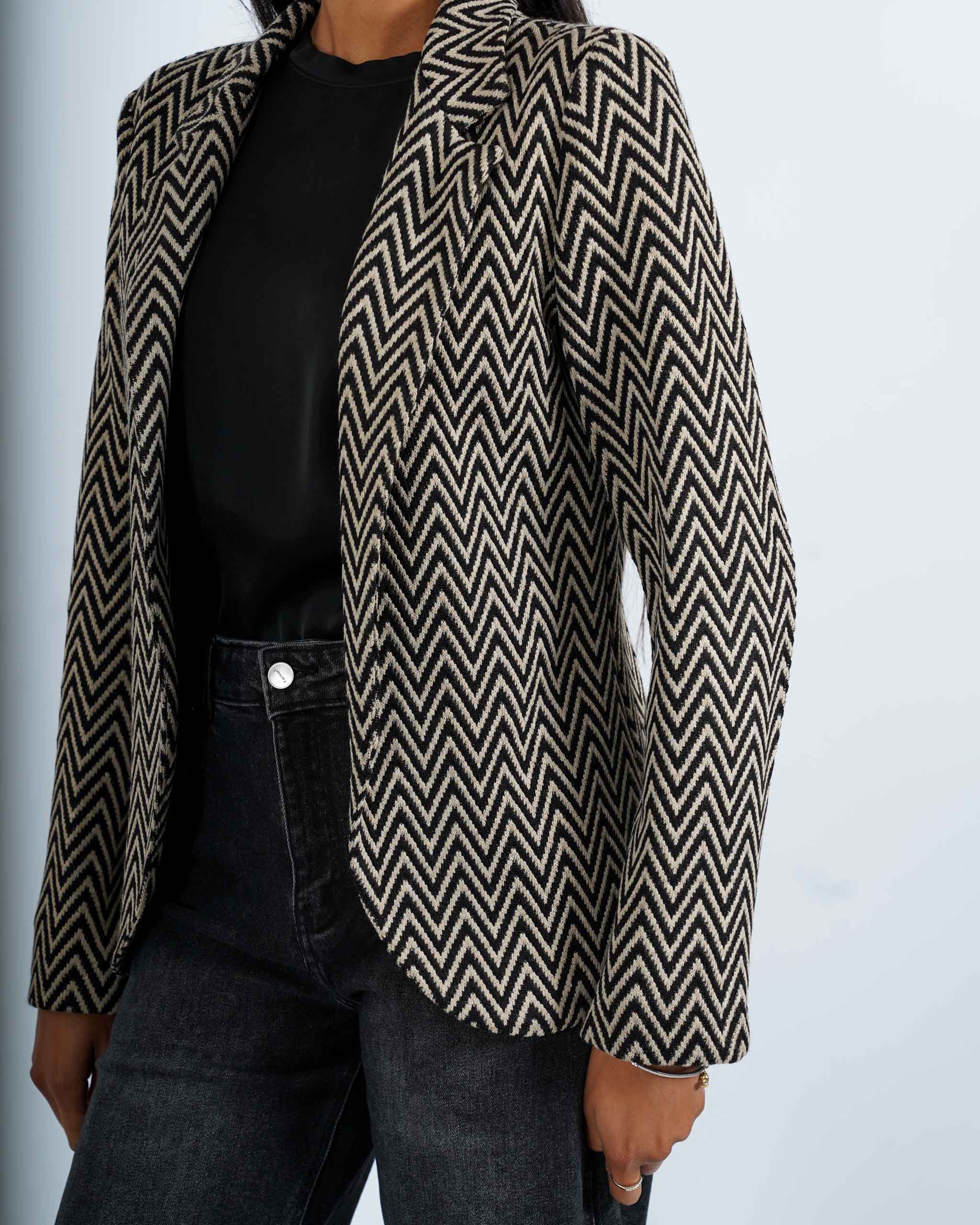 Giacca aperta slim fit in punto stoffa - Willis