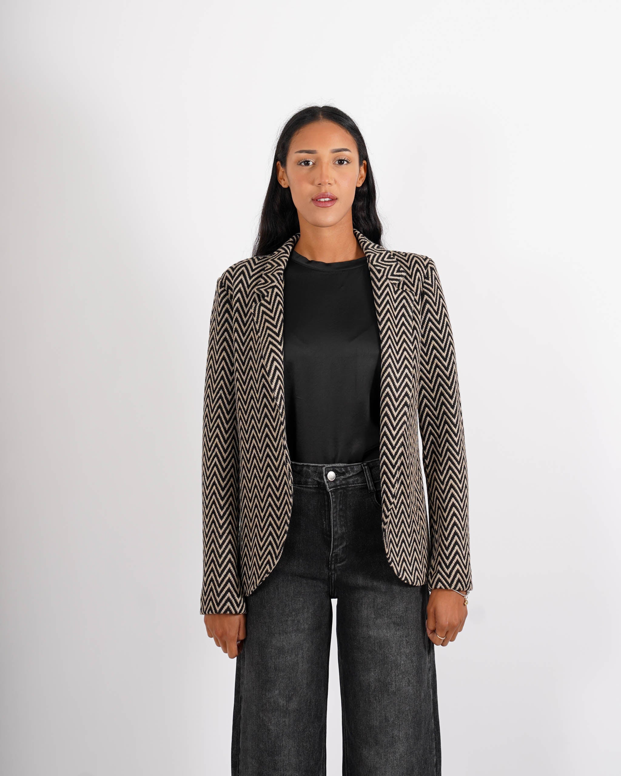 Giacca aperta slim fit in punto stoffa - Willis