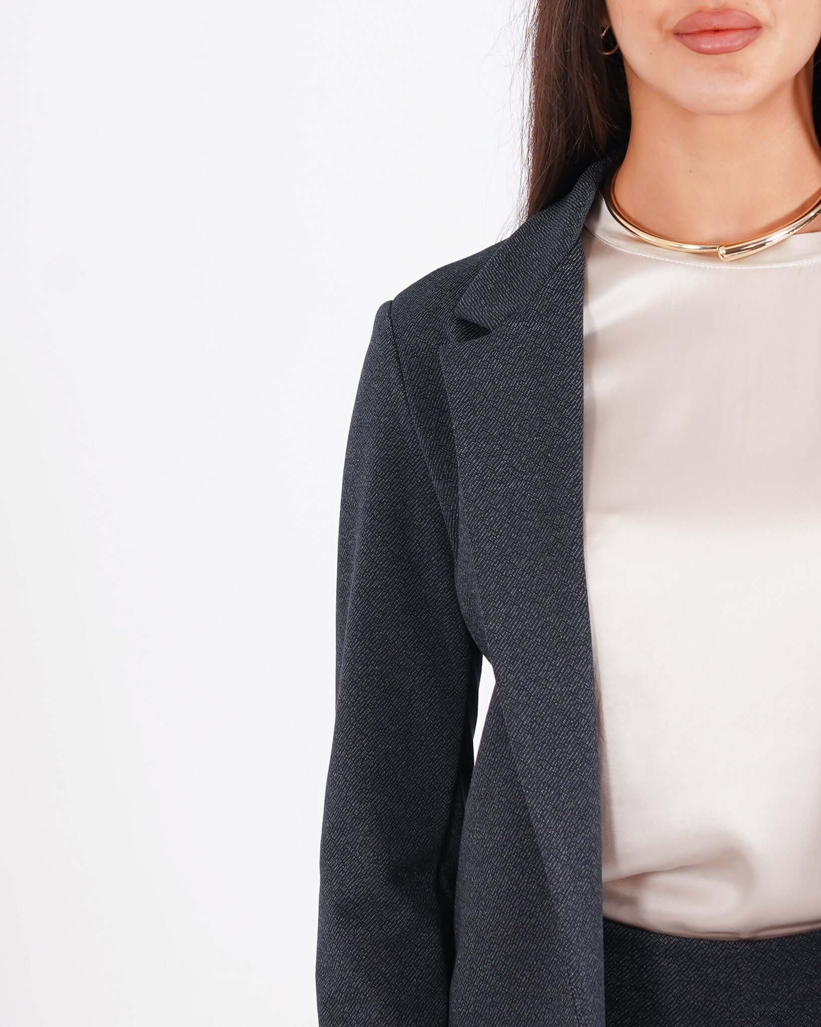Giacca aperta slim fit in punto stoffa - Willis