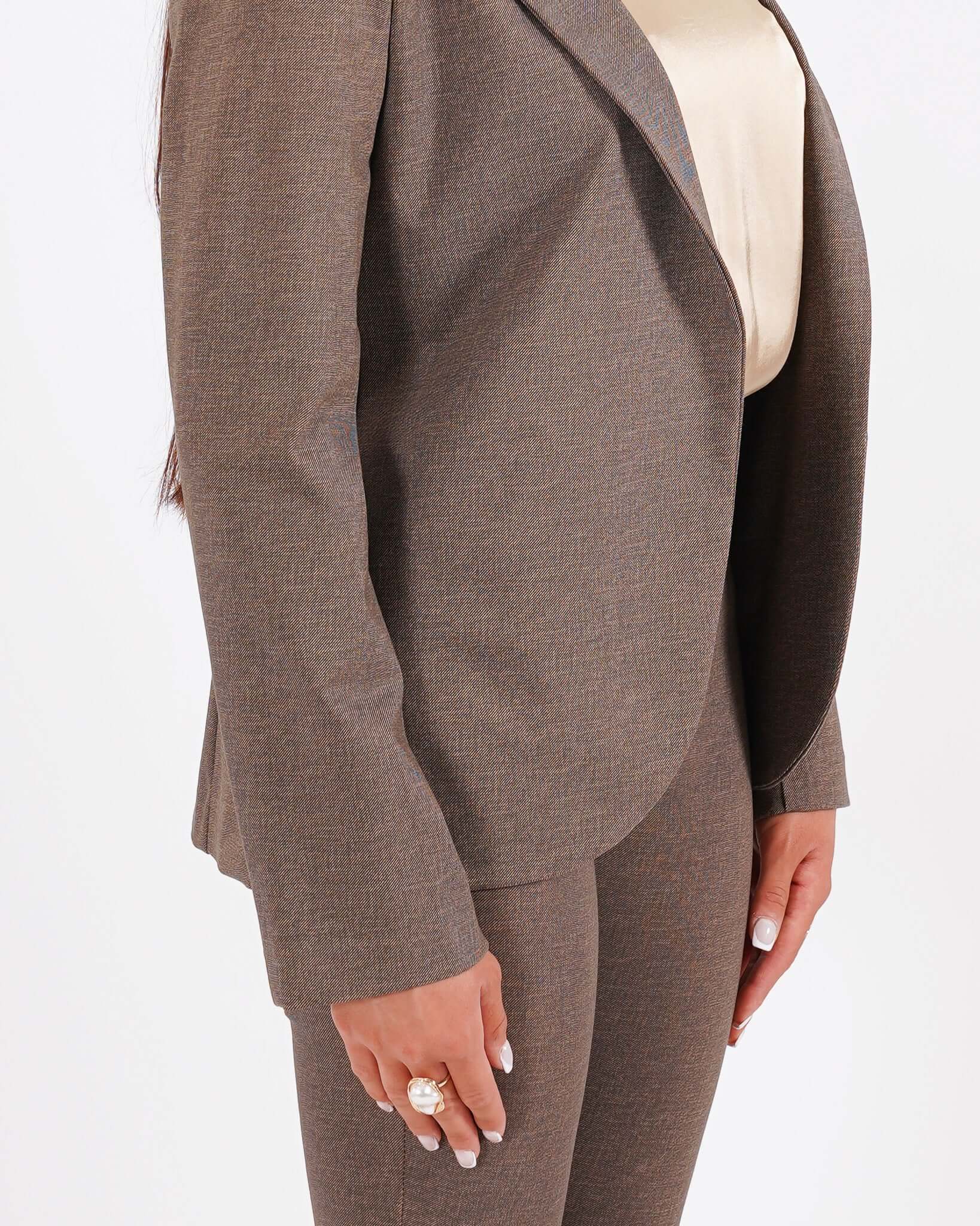 Giacca aperta slim fit in punto stoffa - Willis