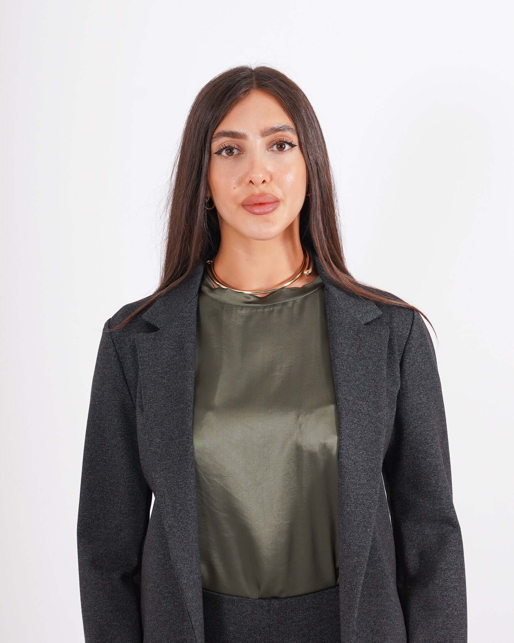 Giacca aperta slim fit in punto stoffa - Willis