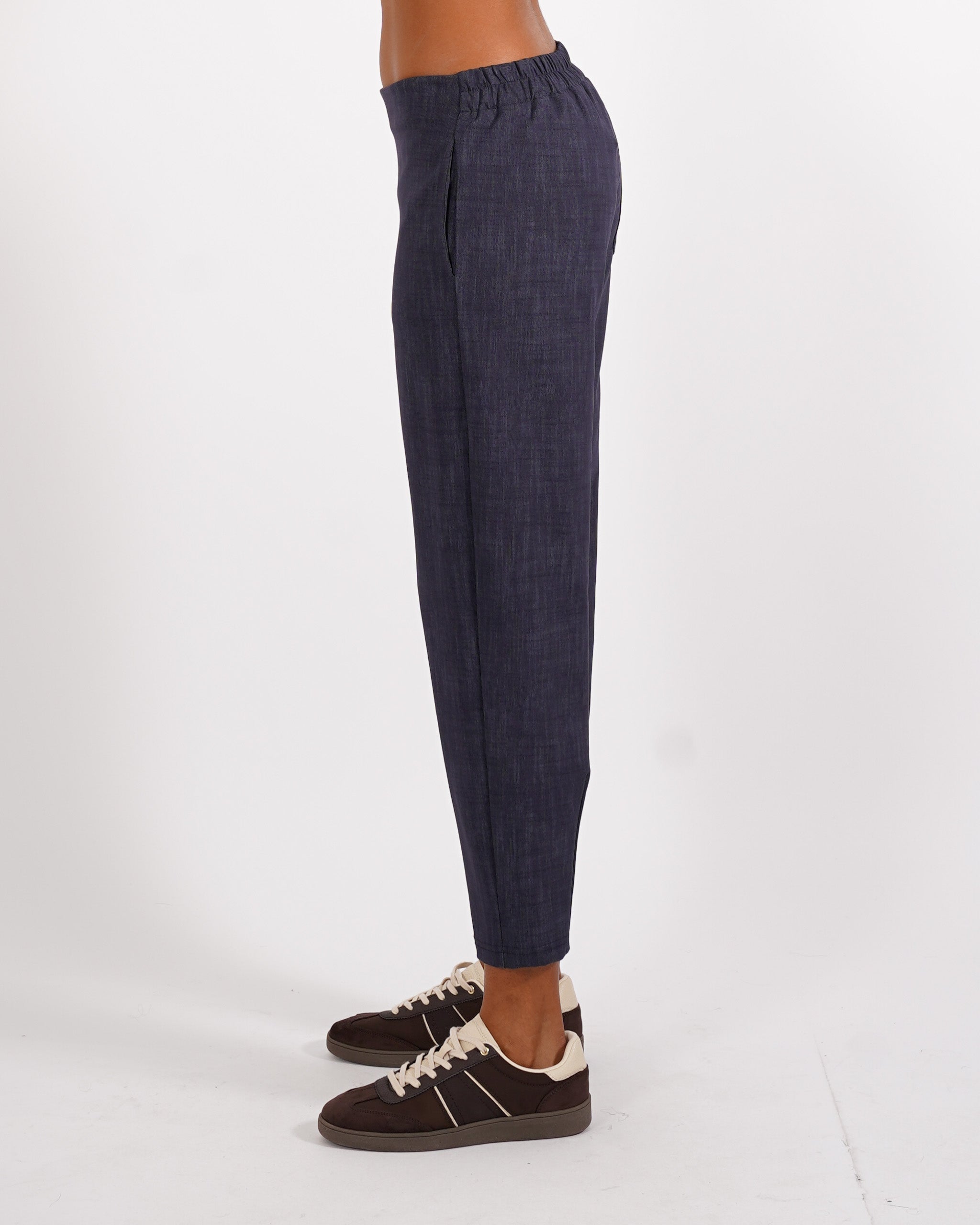 Pantaloni baloon in denim stretch - Ortigia