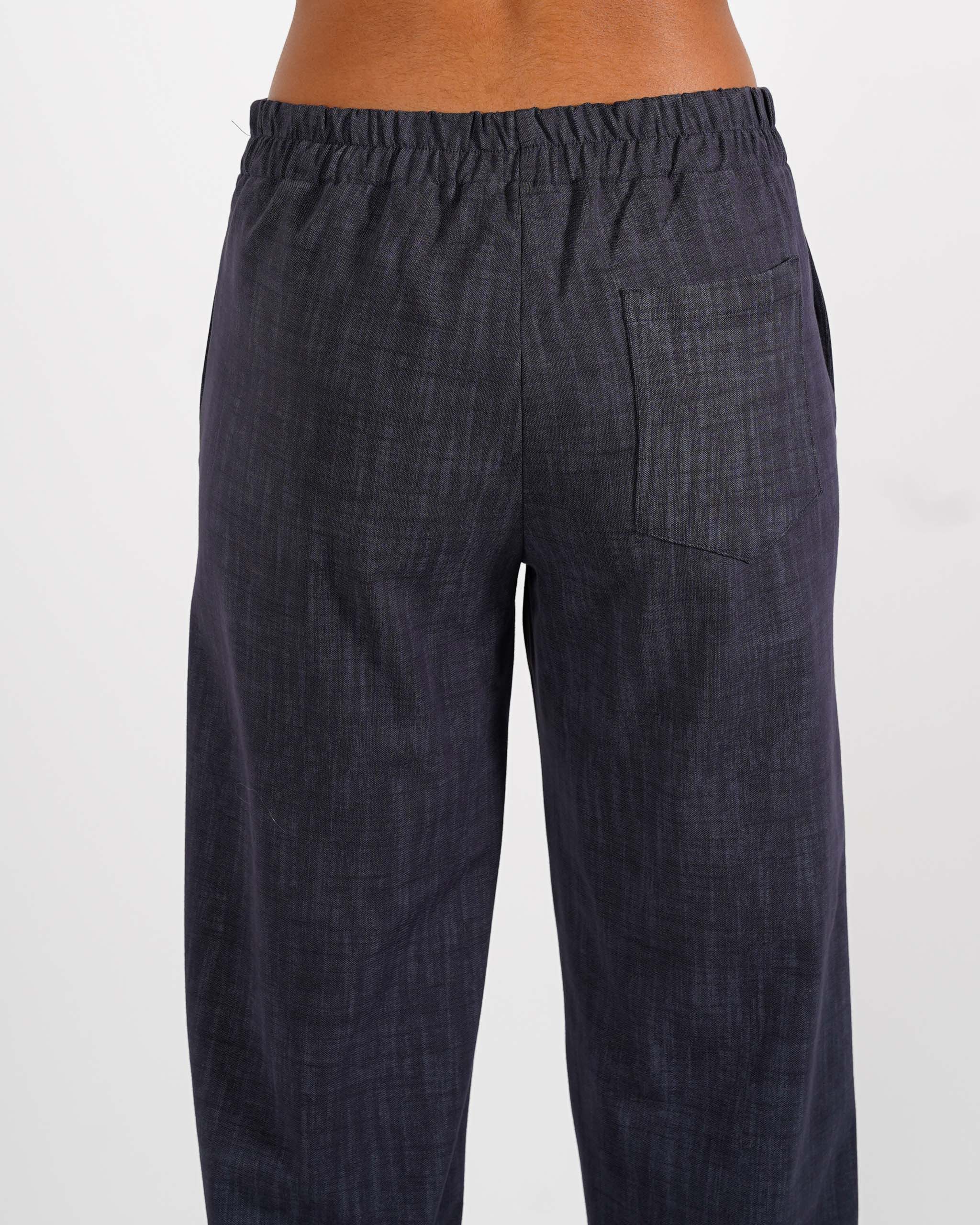 Pantaloni baloon in denim stretch - Ortigia