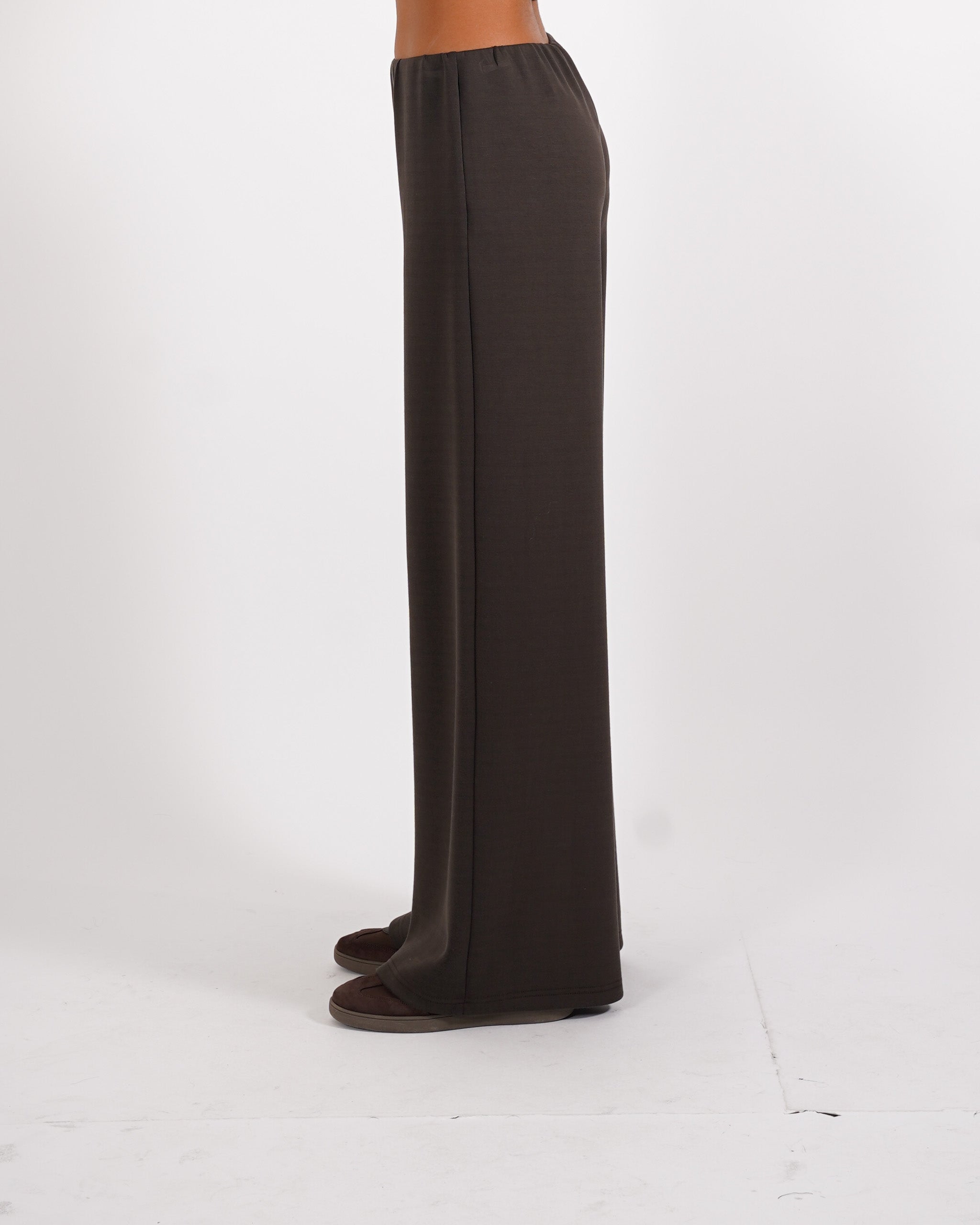 Pantaloni felpa gamba larga con vita regolare  - Chiara