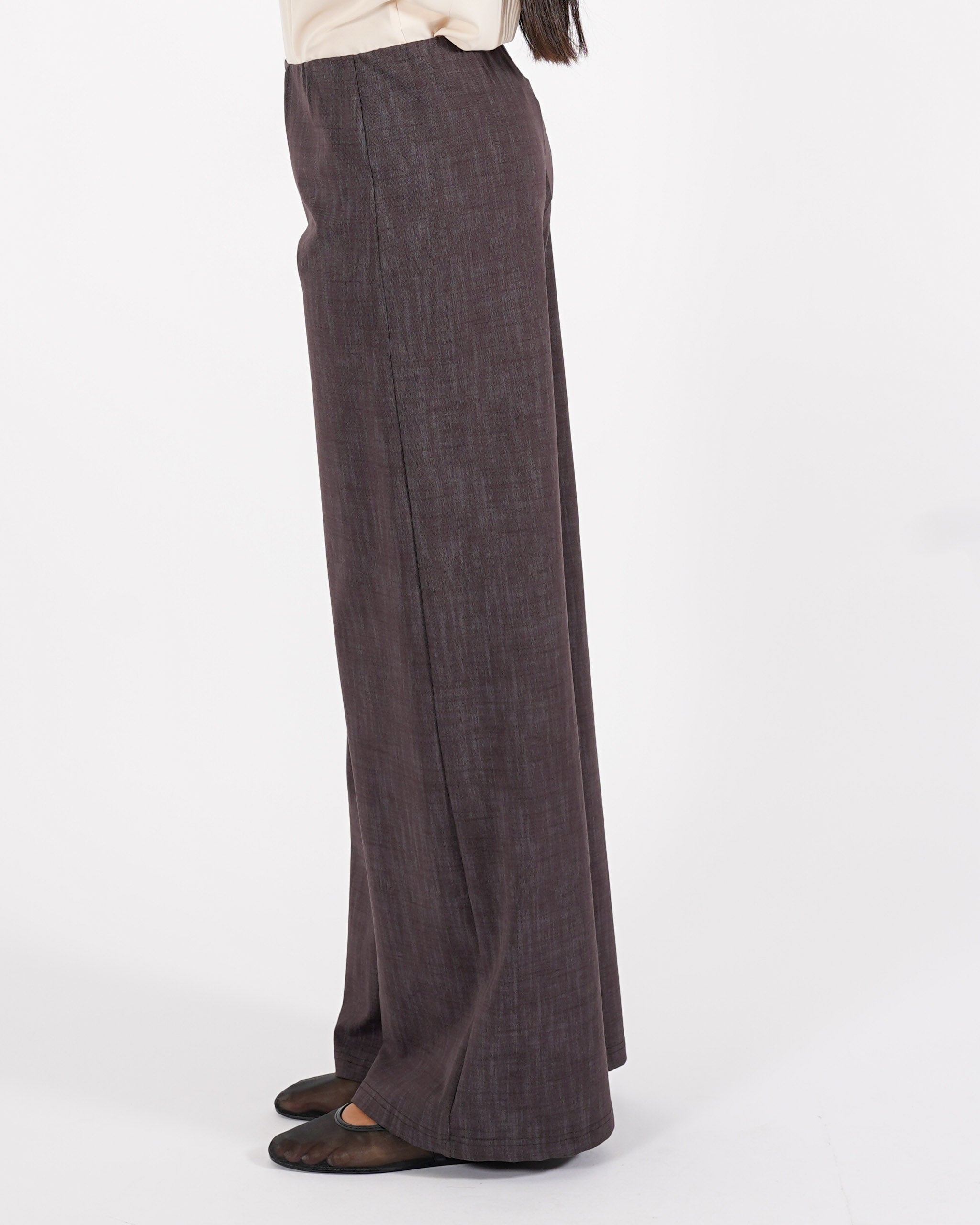 Jeans stretch gamba larga con vita regolare  - Chiara