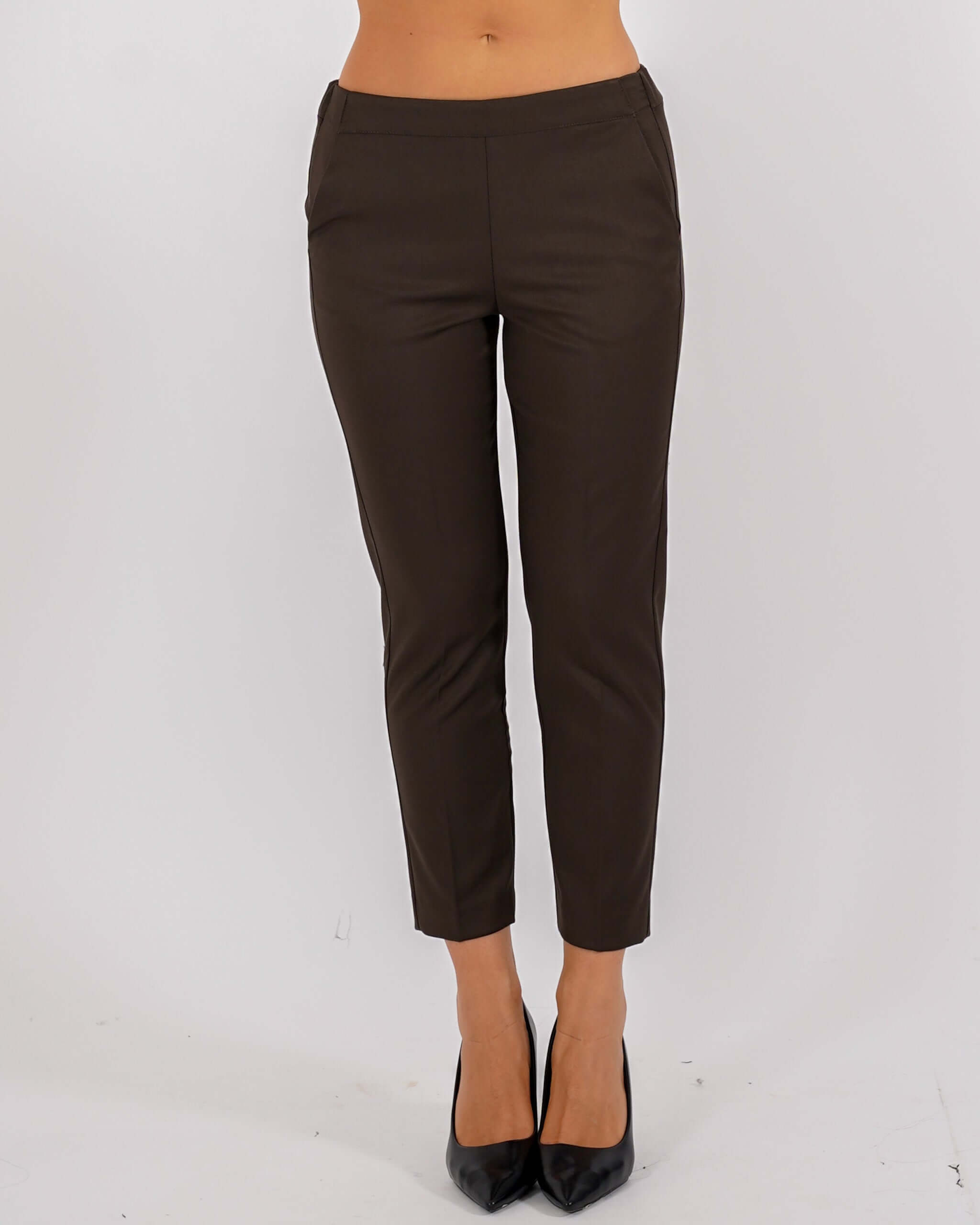 Pantaloni slim fit in tessuto diagonale - Judas