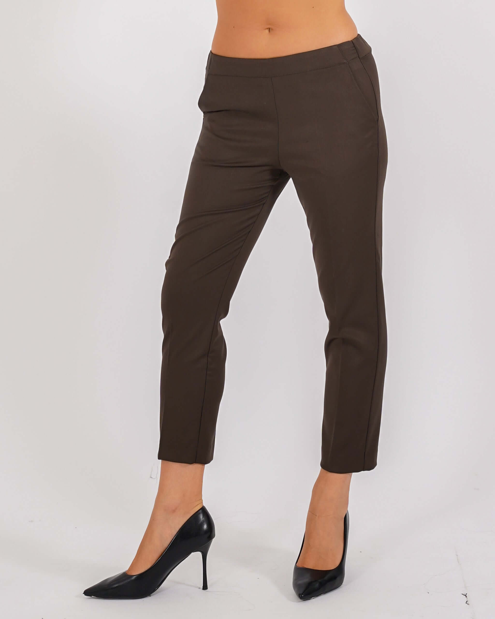Pantaloni slim fit in tessuto diagonale - Judas