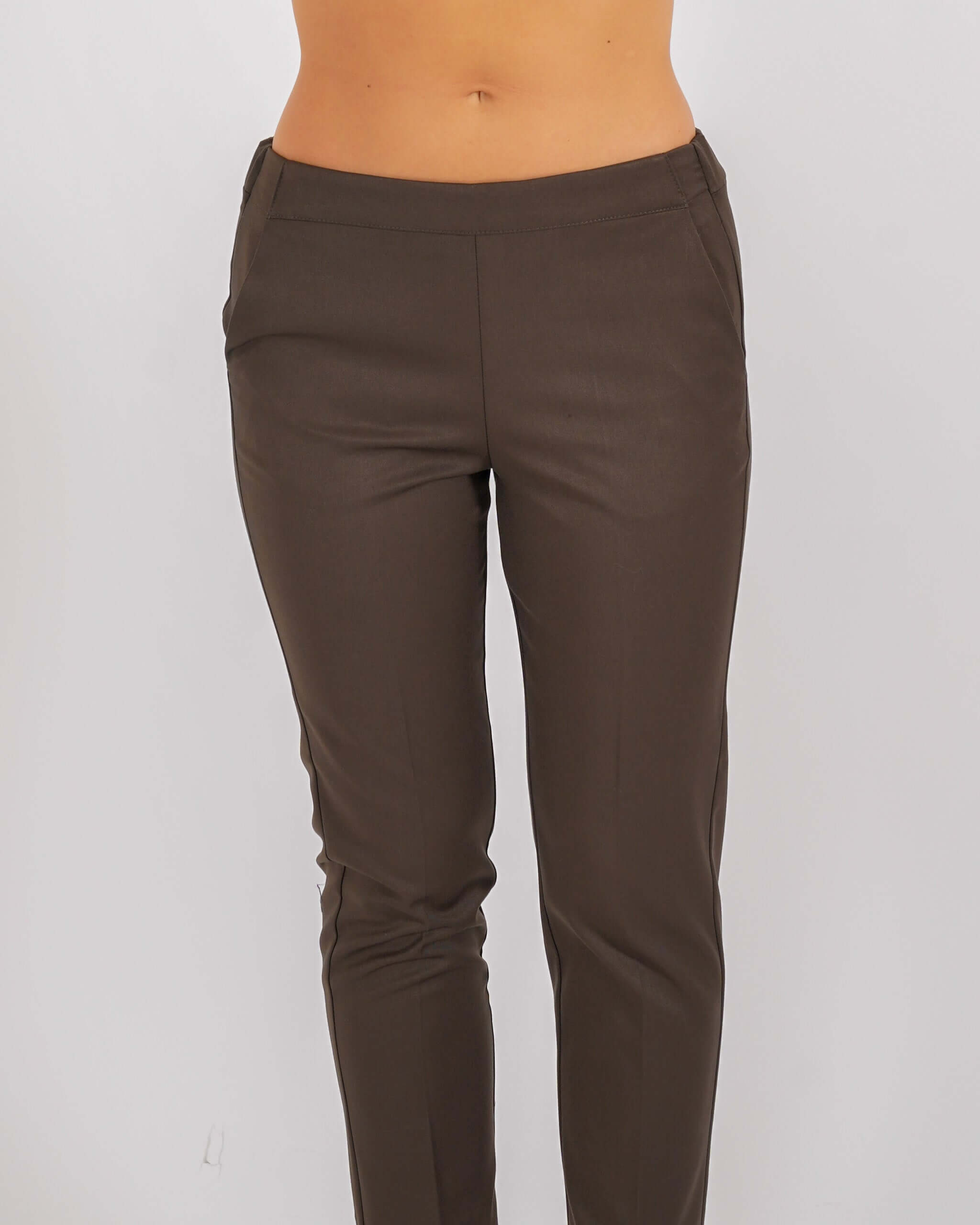 Pantaloni slim fit in tessuto diagonale - Judas