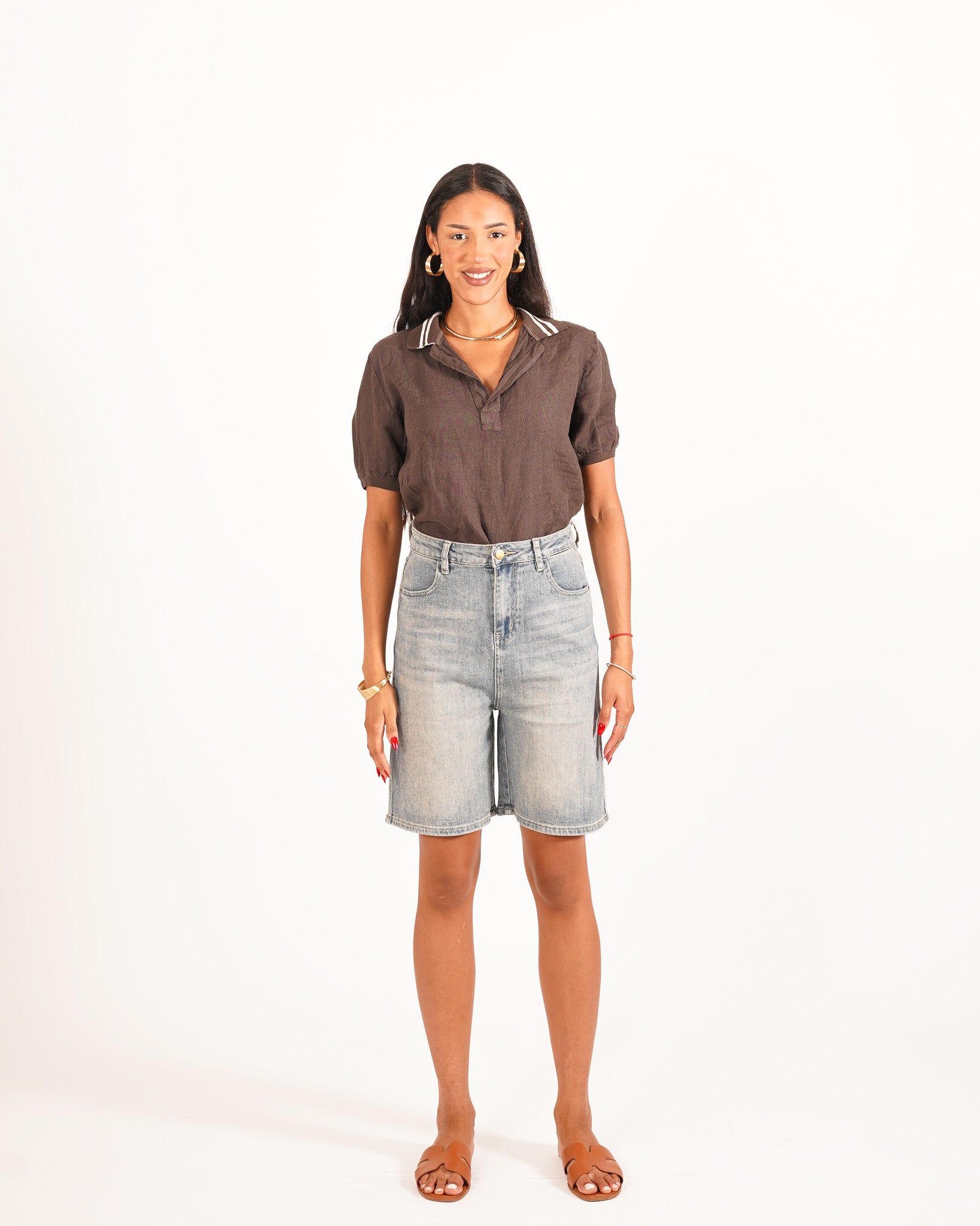 Bermuda in tela di jeans - Milly
