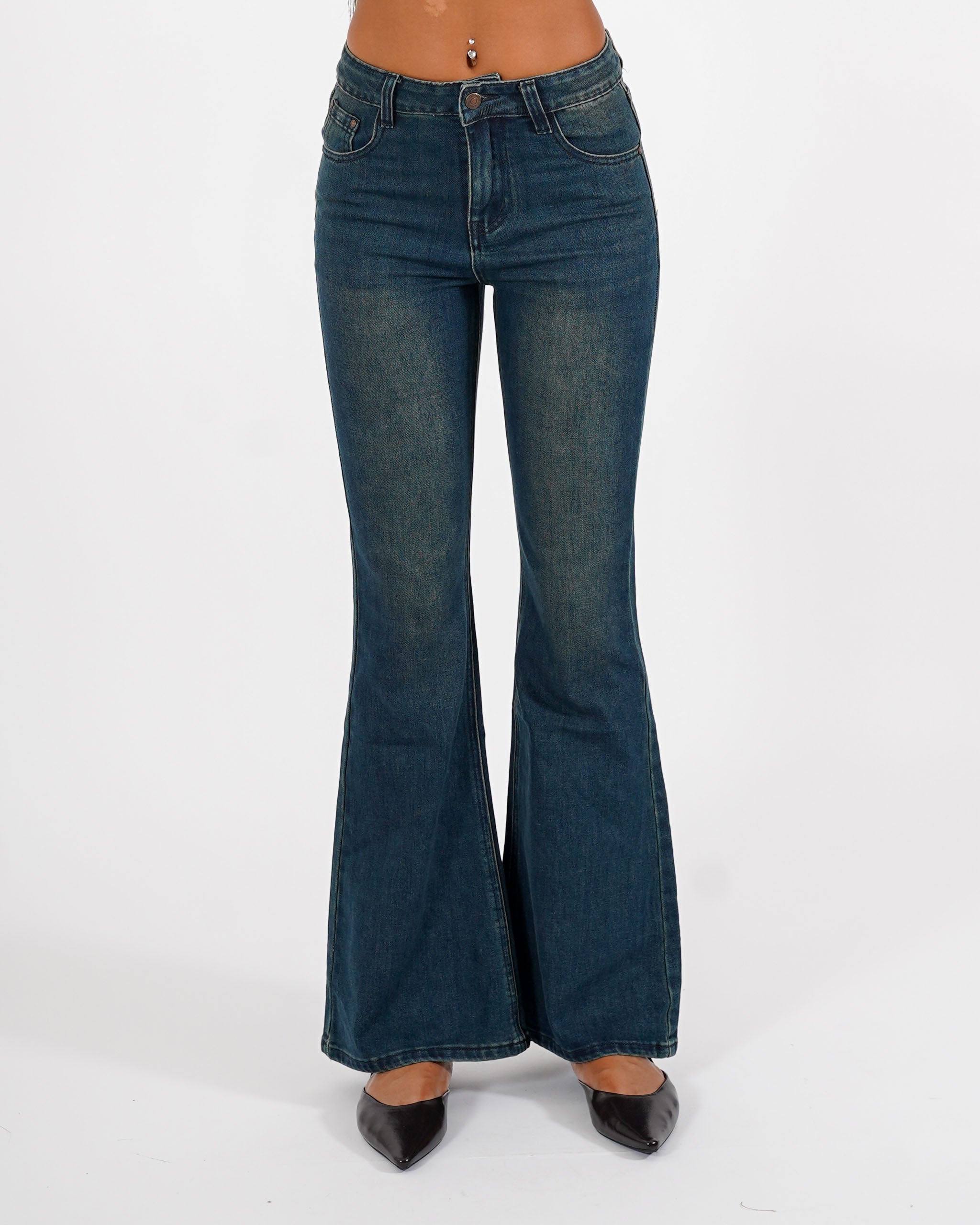 Jeans slim fit con fondo regular - Milagros