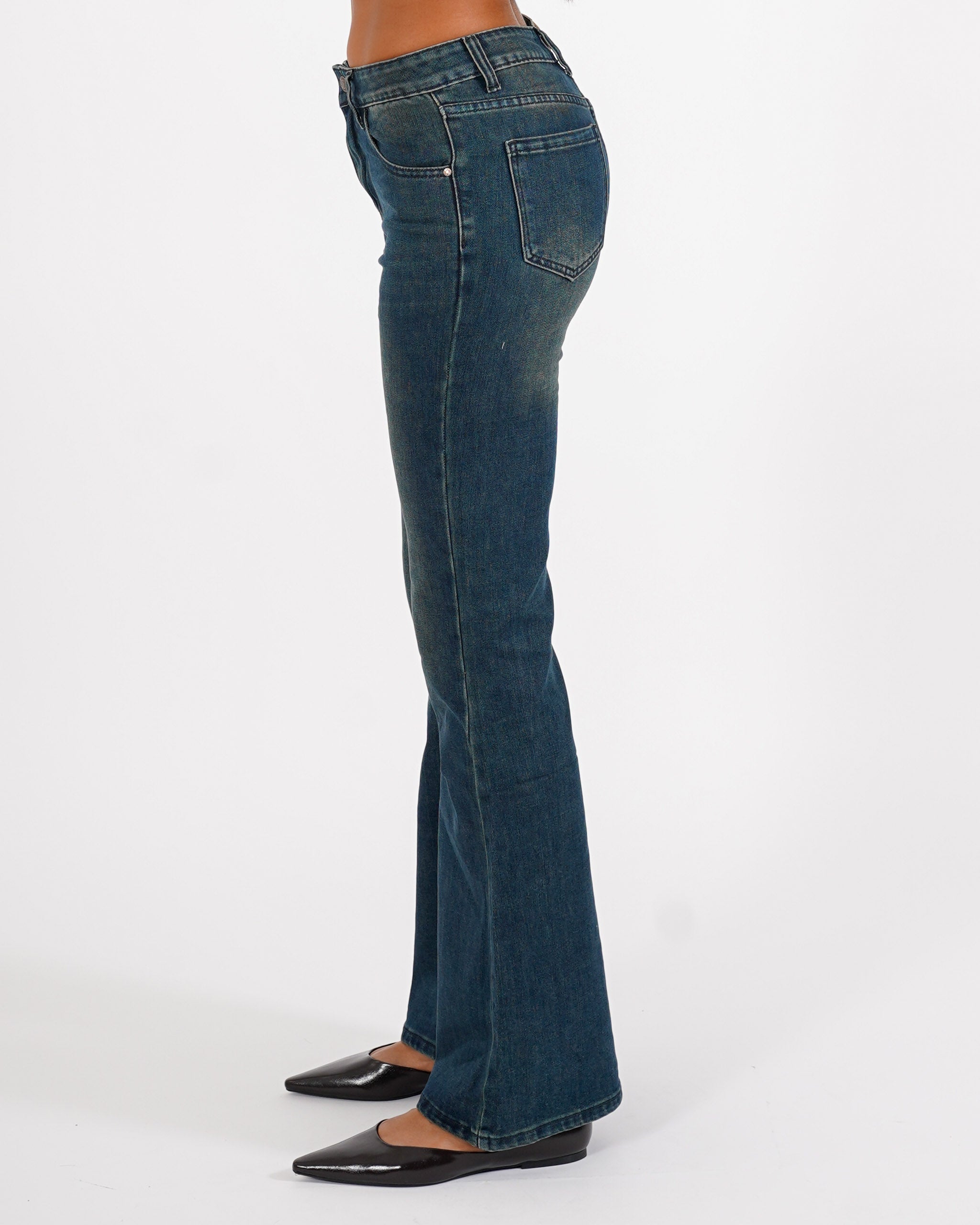 Jeans slim fit con fondo regular - Milagros