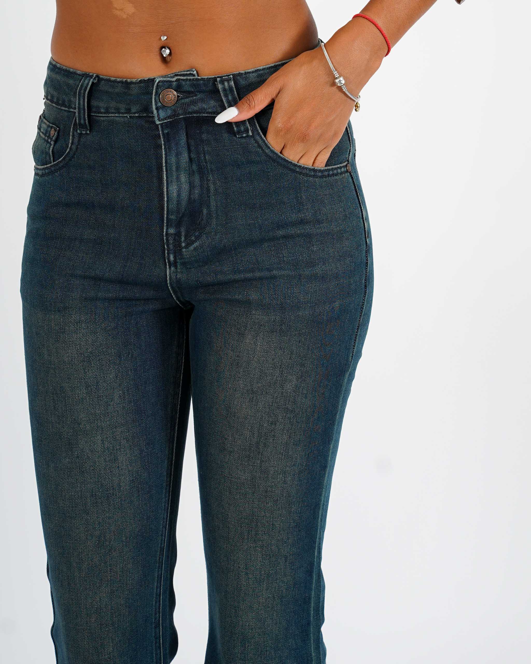 Jeans slim fit con fondo regular - Milagros