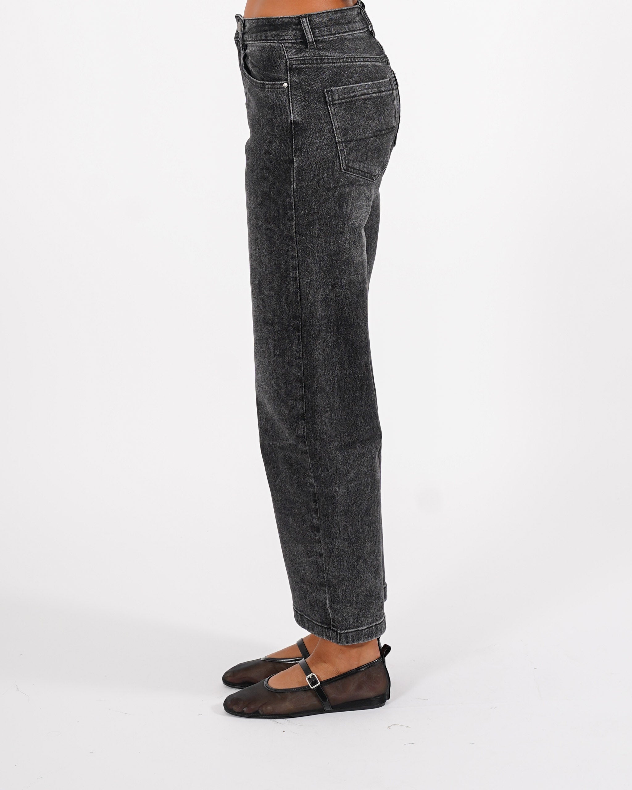 Jeans balloon fit in tela denim - Alfreda