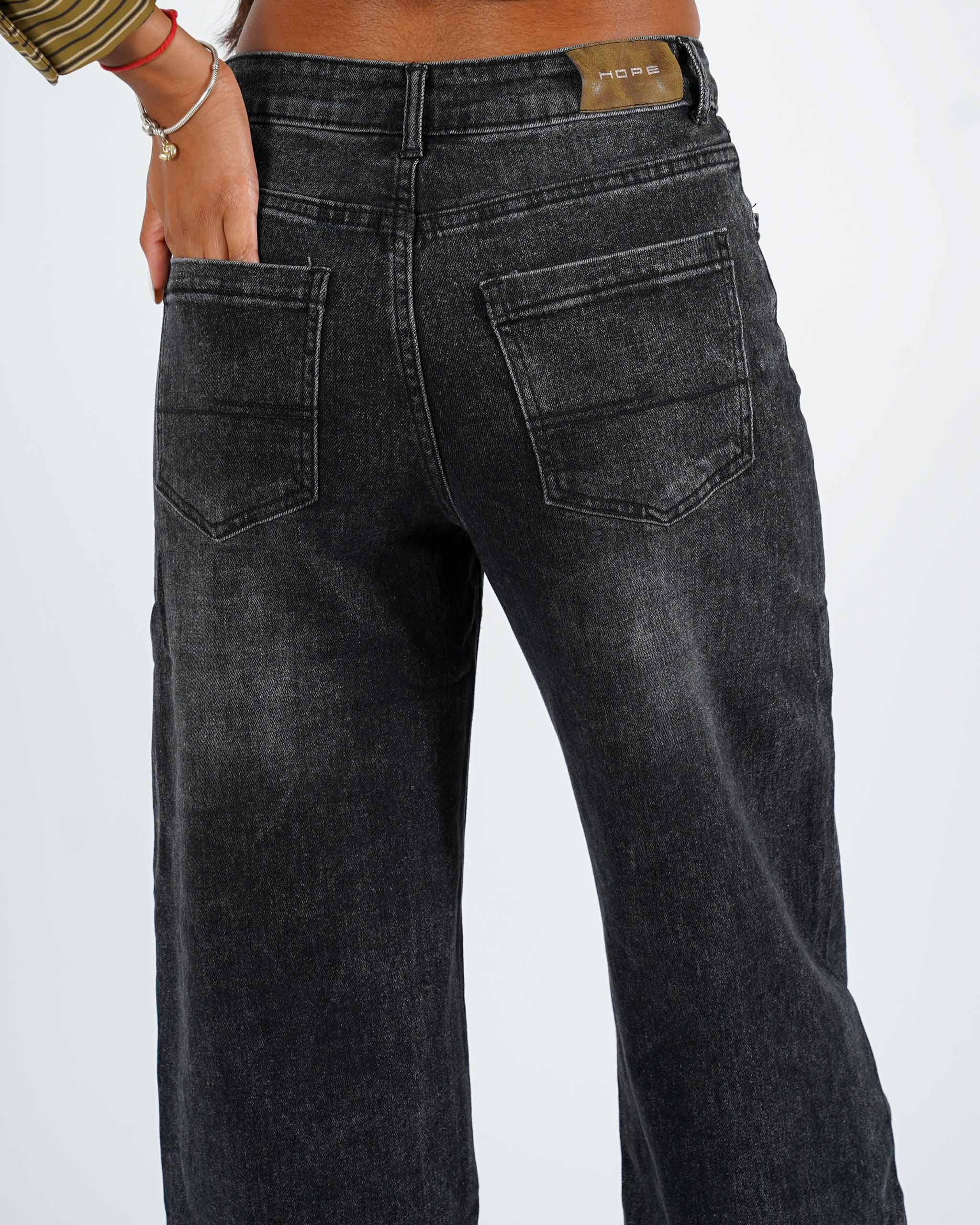 Jeans balloon fit in tela denim - Alfreda
