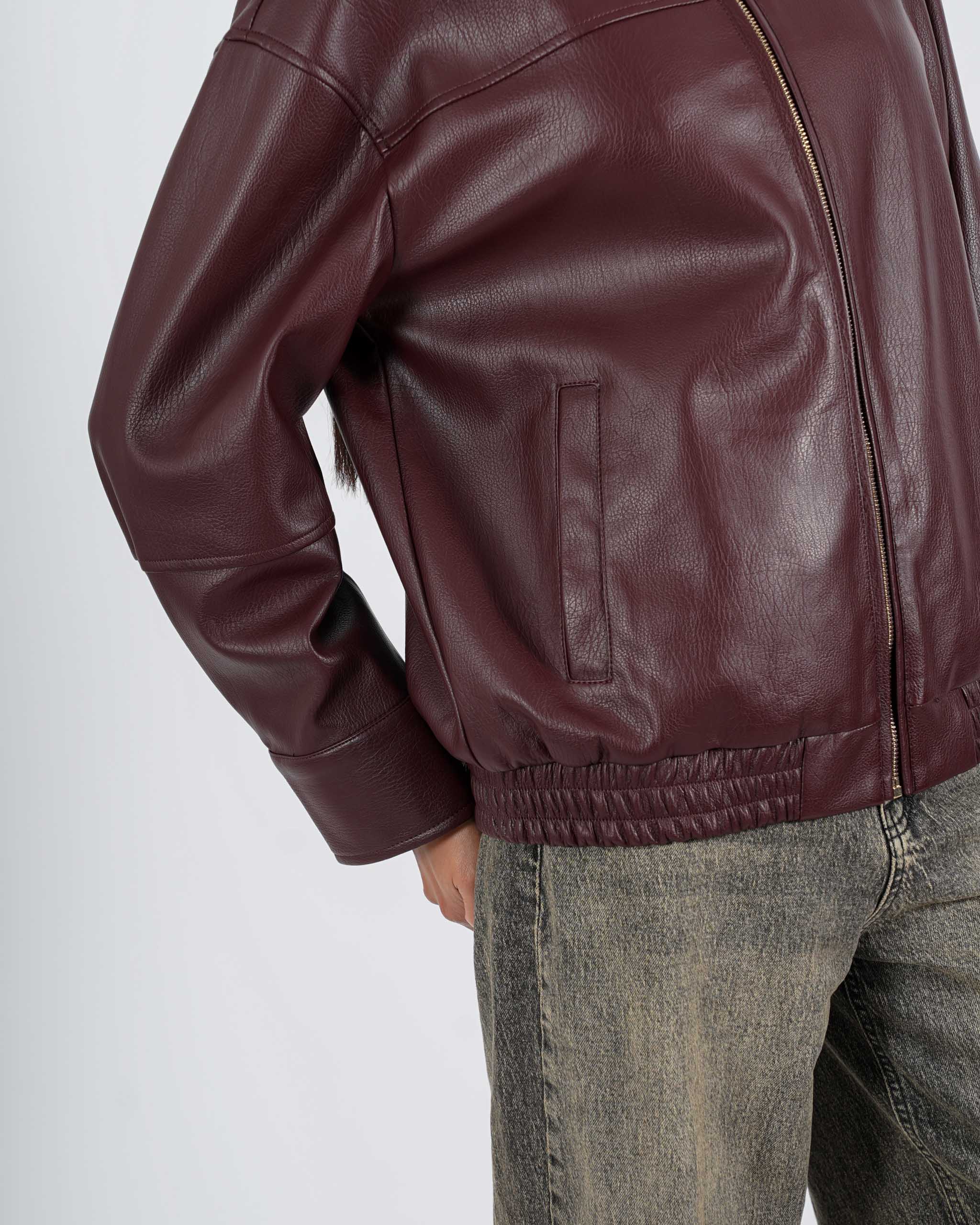 Bomber over in ecopelle - Clementina