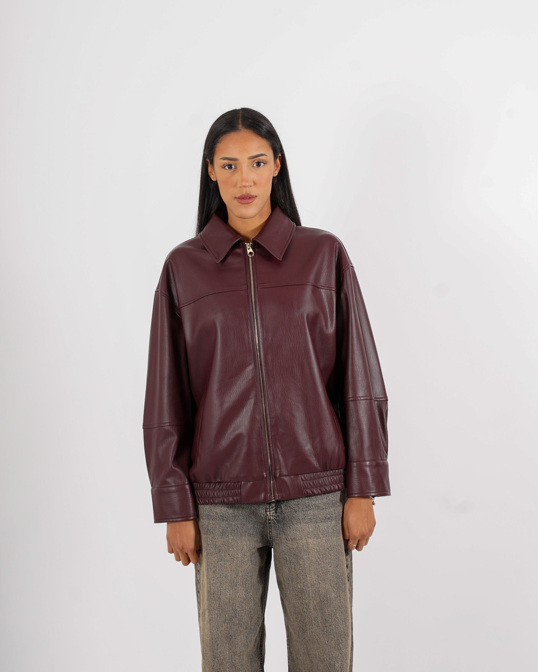 Bomber over in ecopelle - Clementina