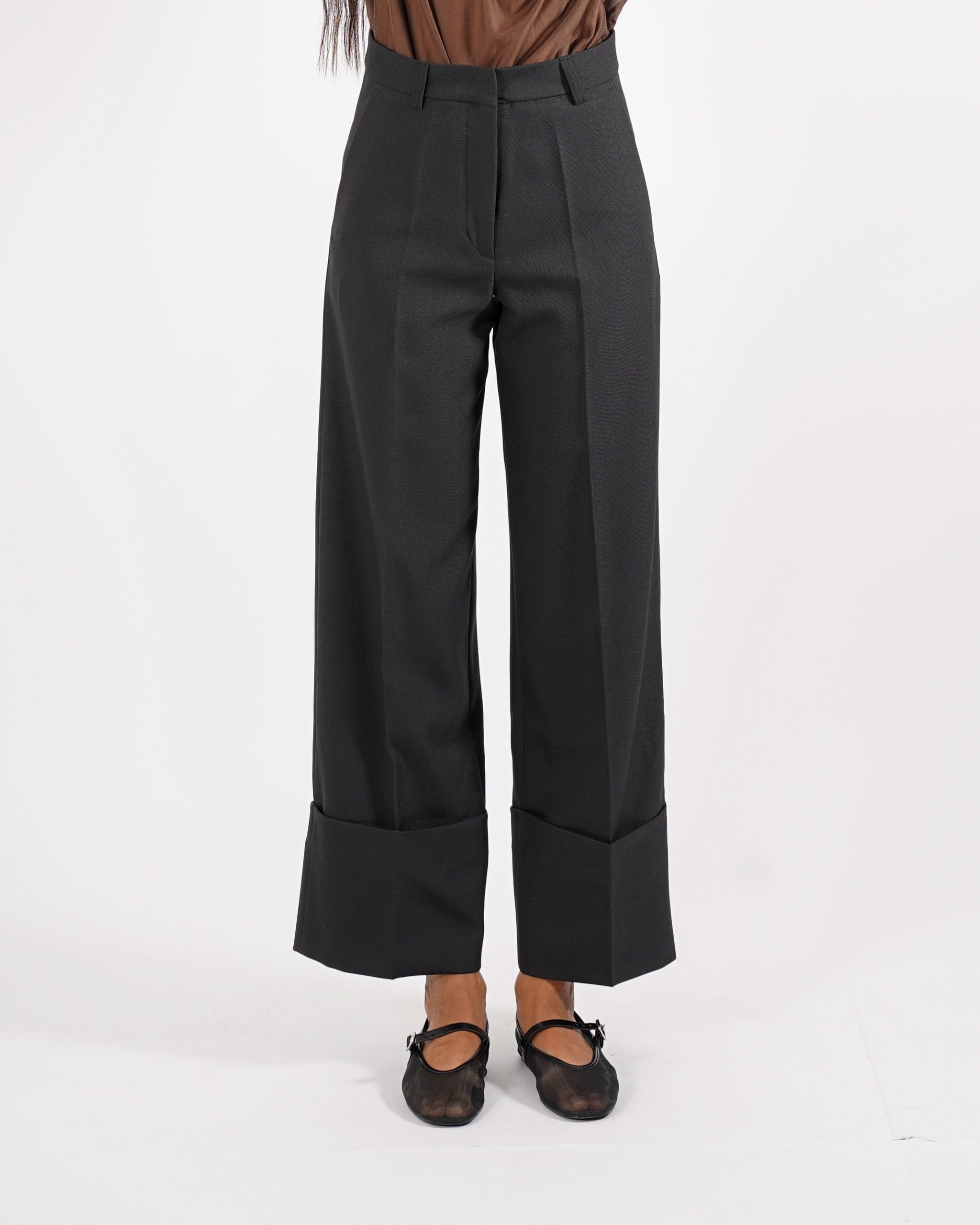 Pantaloni cropped in eco fibra - Danika