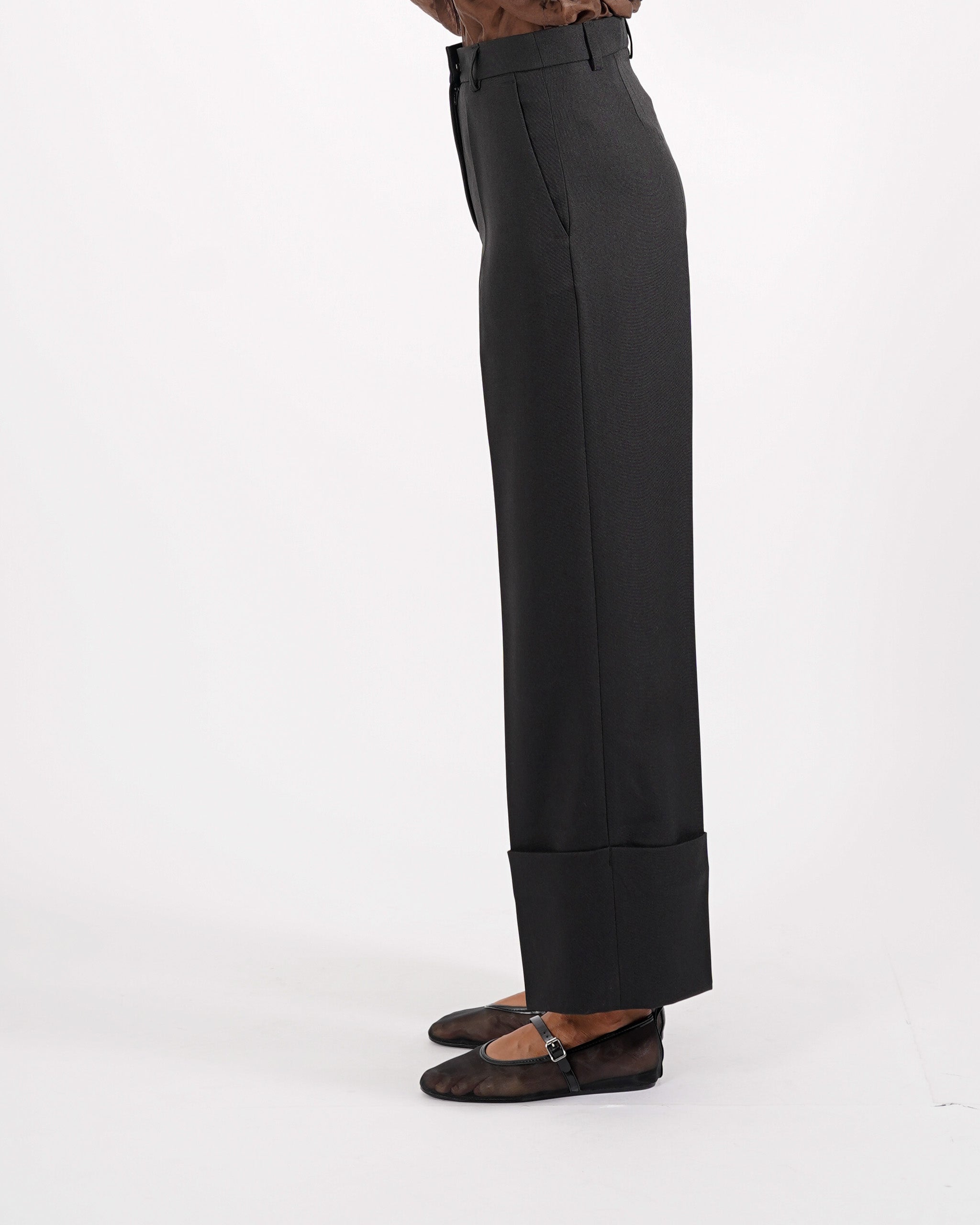 Pantaloni cropped in eco fibra - Danika