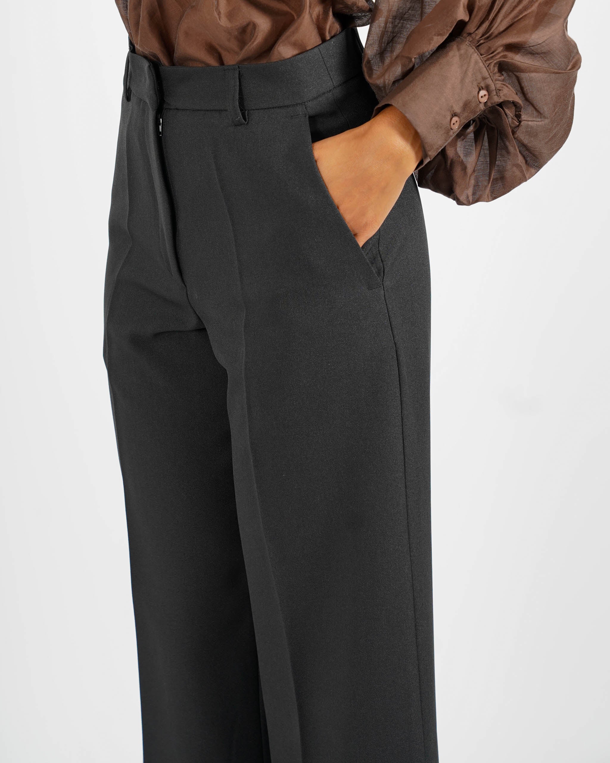 Pantaloni cropped in eco fibra - Danika