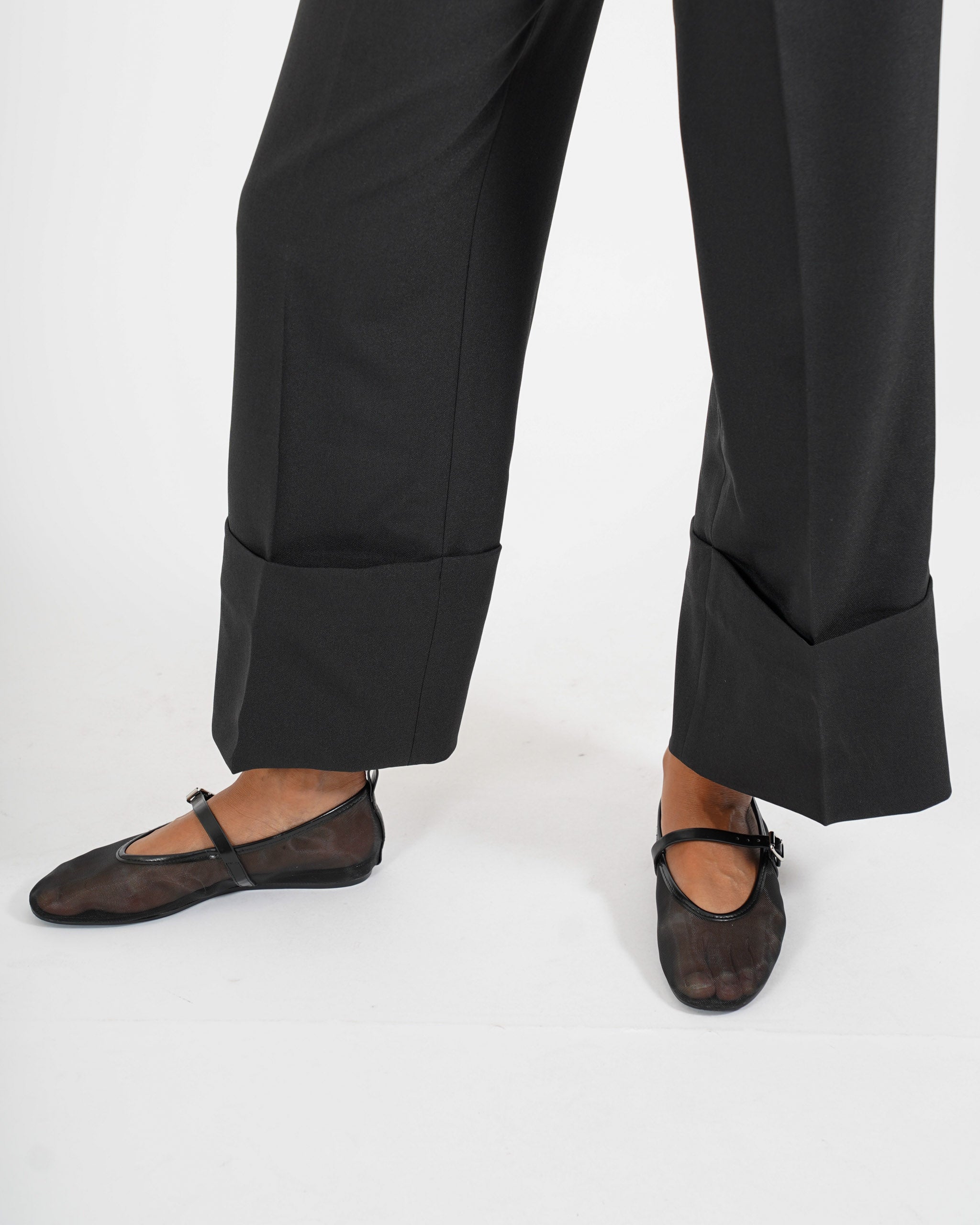 Pantaloni cropped in eco fibra - Danika