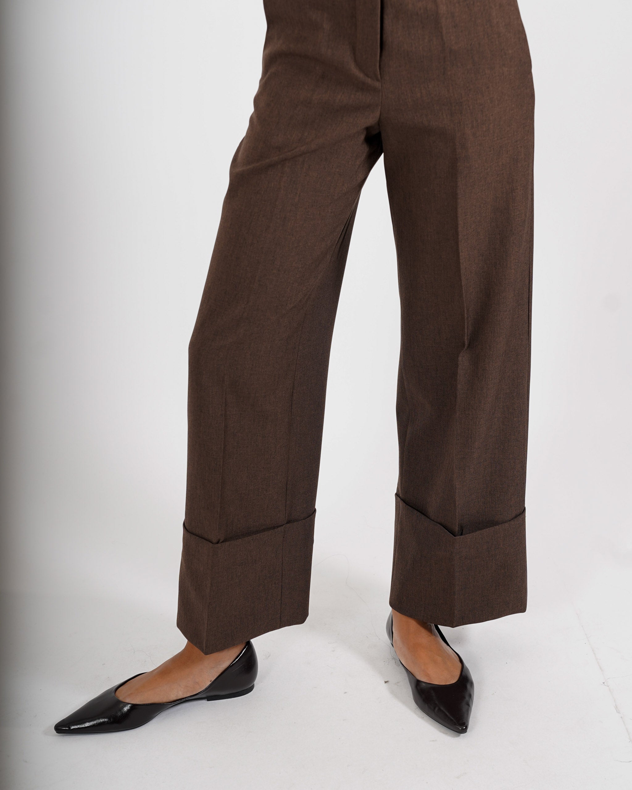 Pantaloni cropped in eco fibra - Danika
