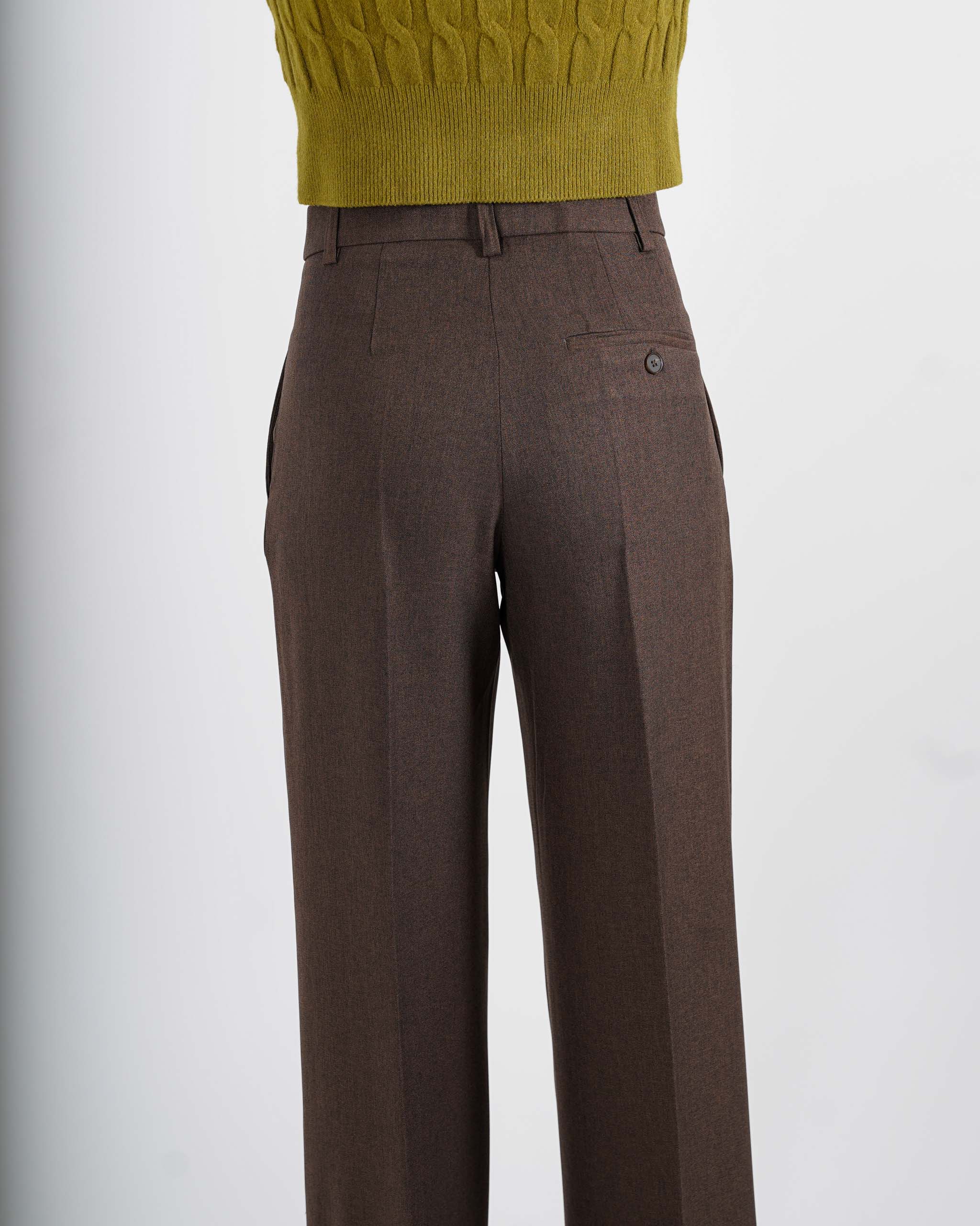 Pantaloni cropped in eco fibra - Danika