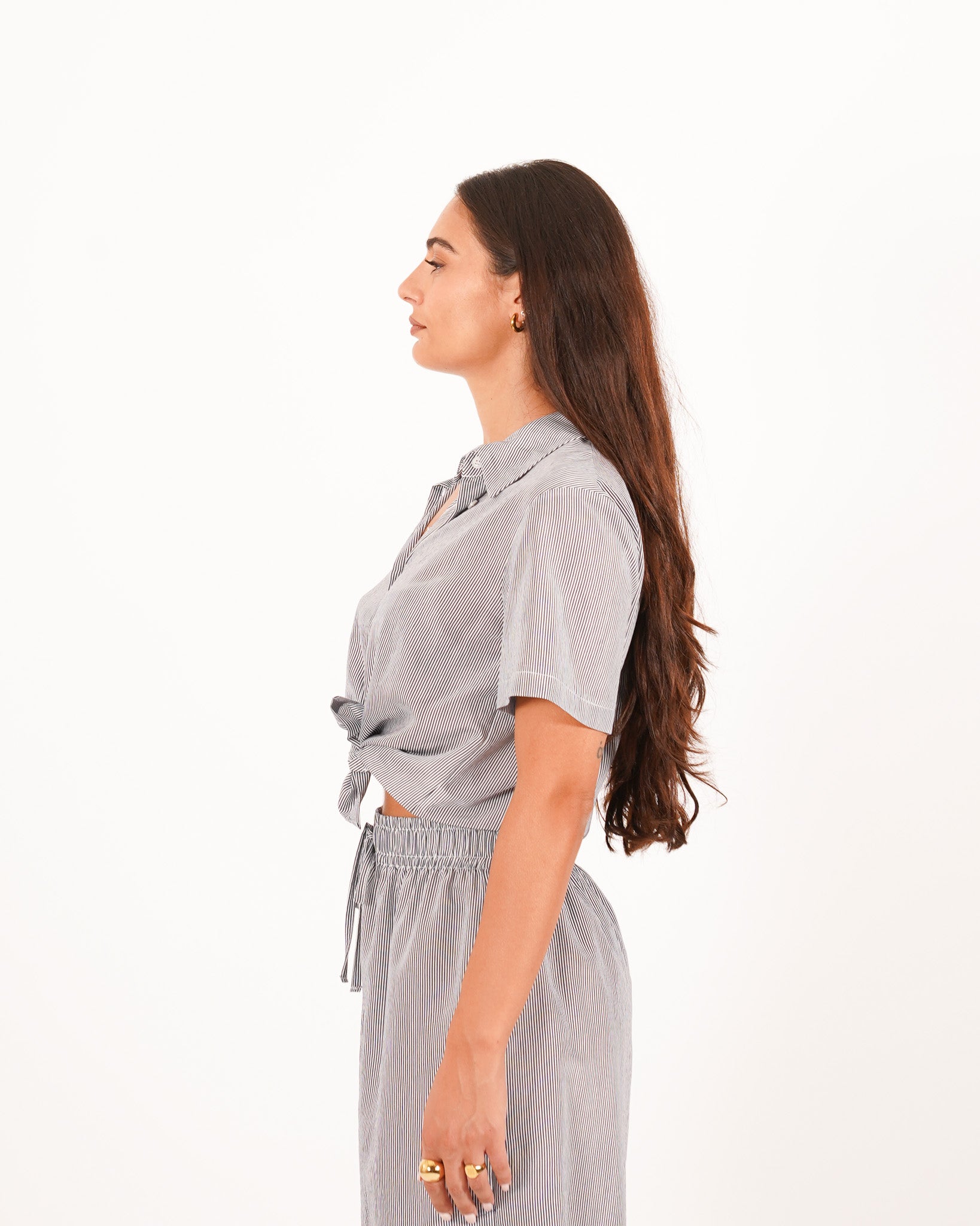 Coordinato camicia con nodo e bermuda - Antioca