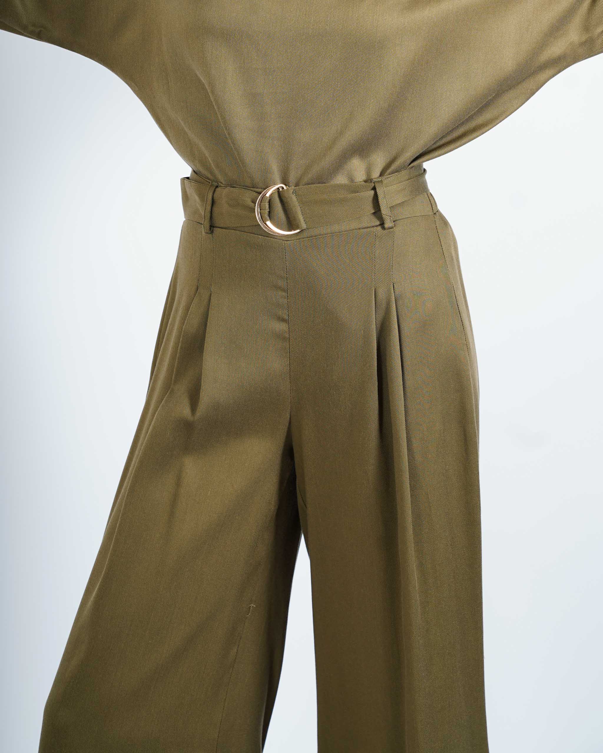 Pantaloni con cintura e pence - Alleanza