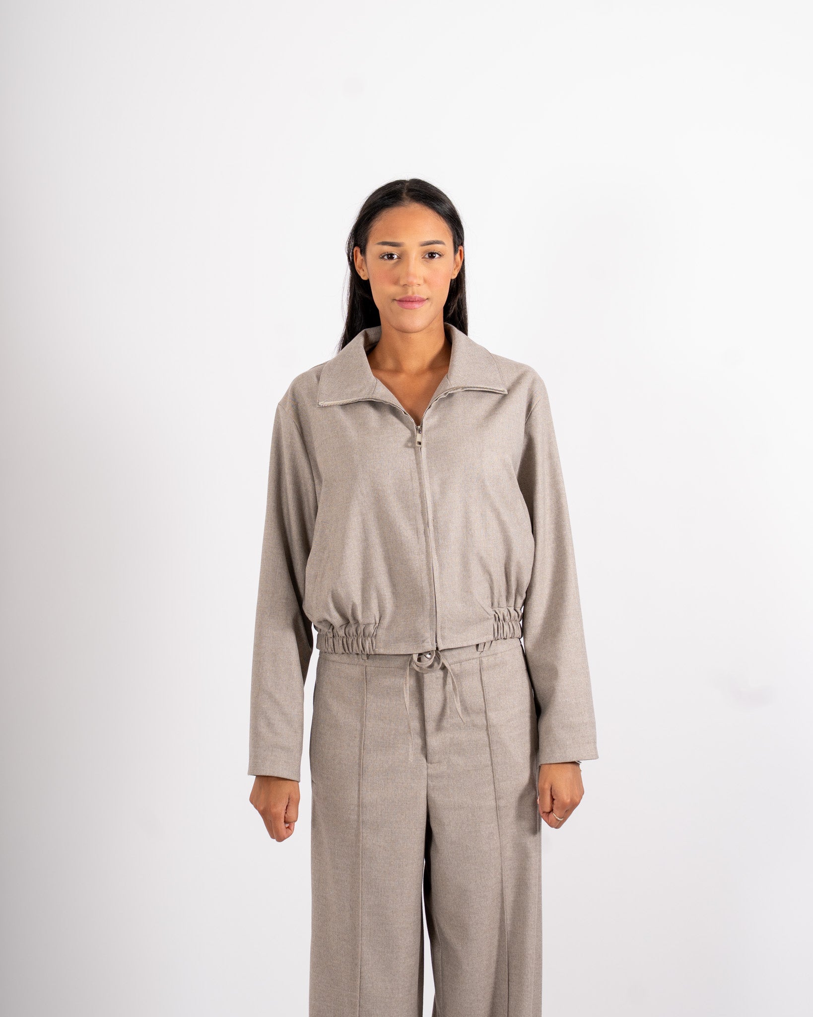Bomber con zip e tasche - Sisle