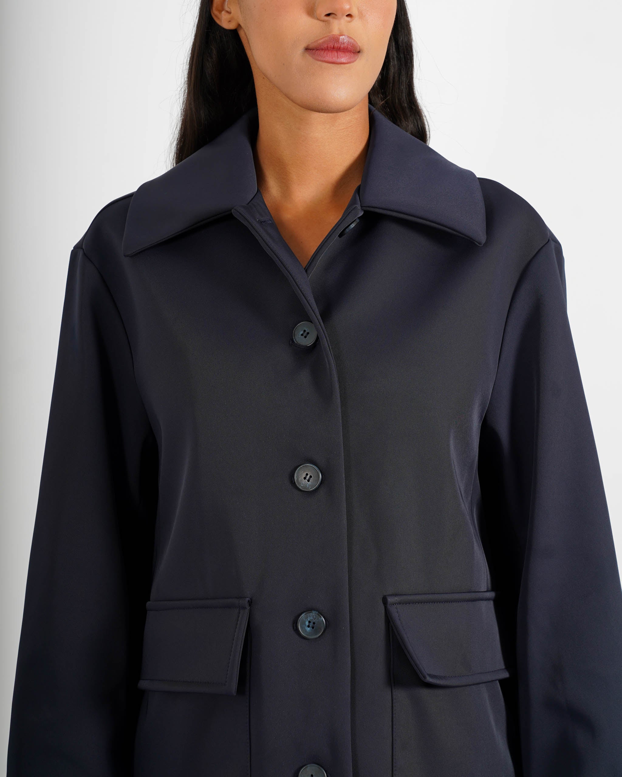 Giacca monopetto in tessuto nylon leggero - Donelle