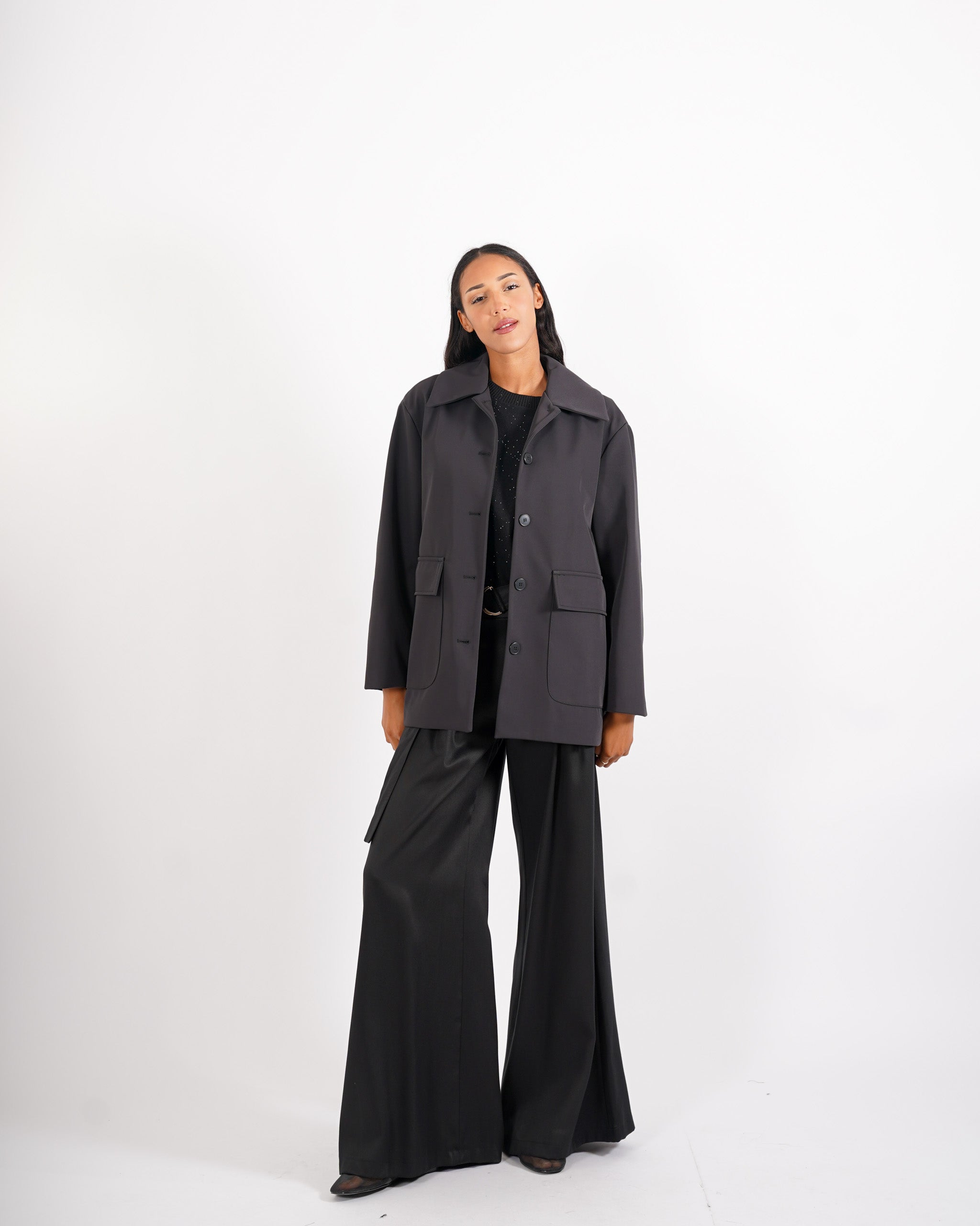 Giacca monopetto in tessuto nylon leggero - Donelle
