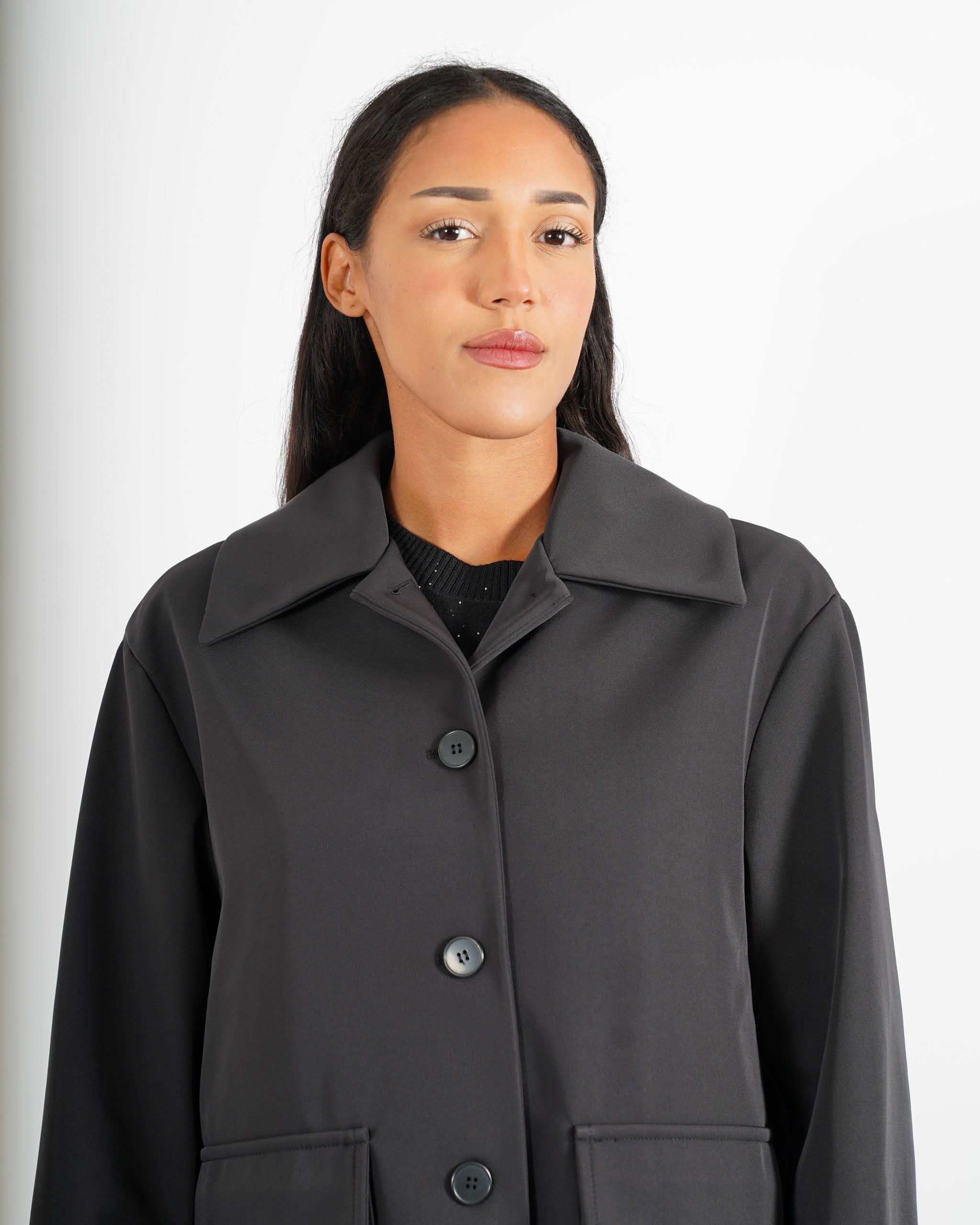 Giacca monopetto in tessuto nylon leggero - Donelle