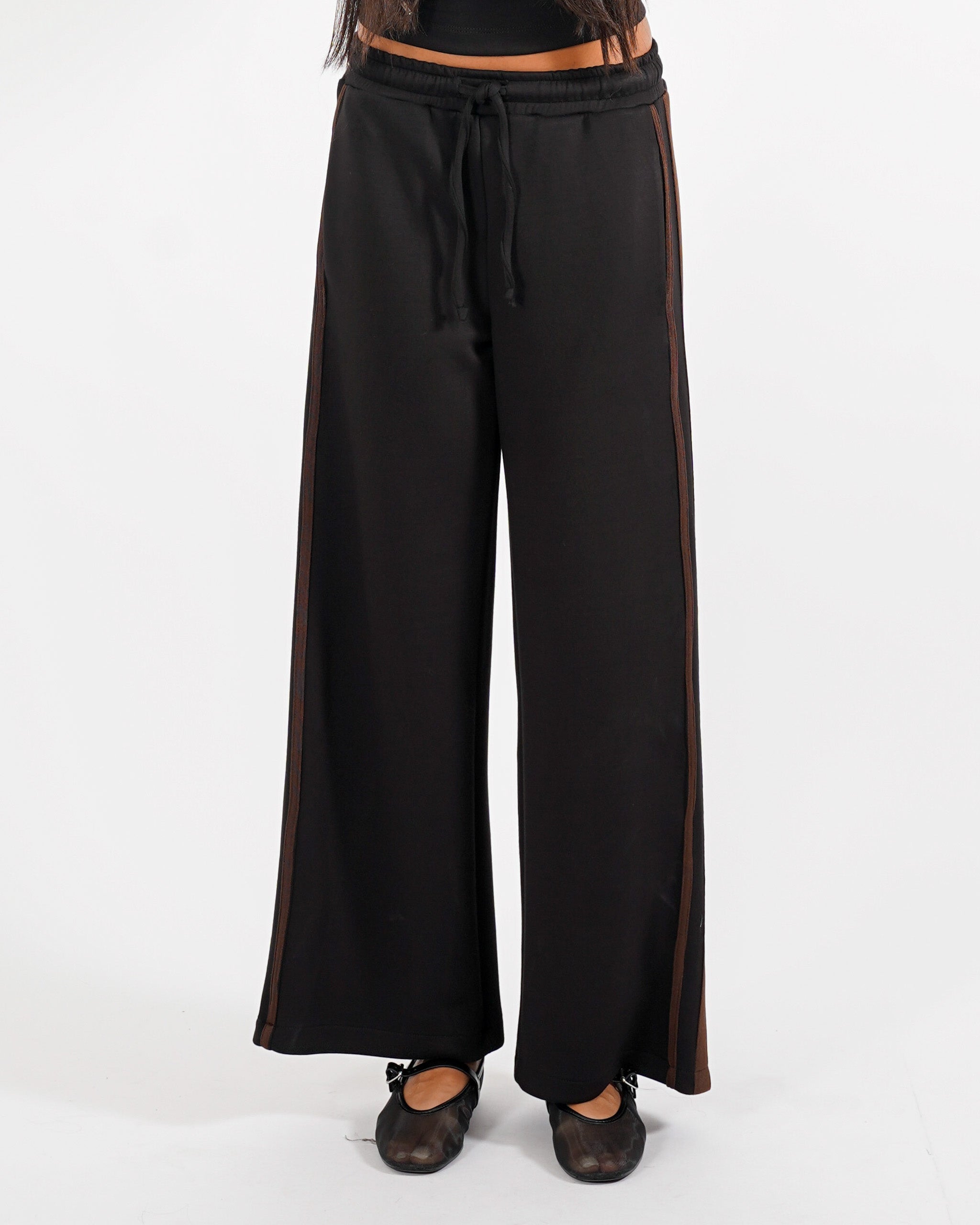 Pantaloni felpa con elastico e coulisse - Lucia