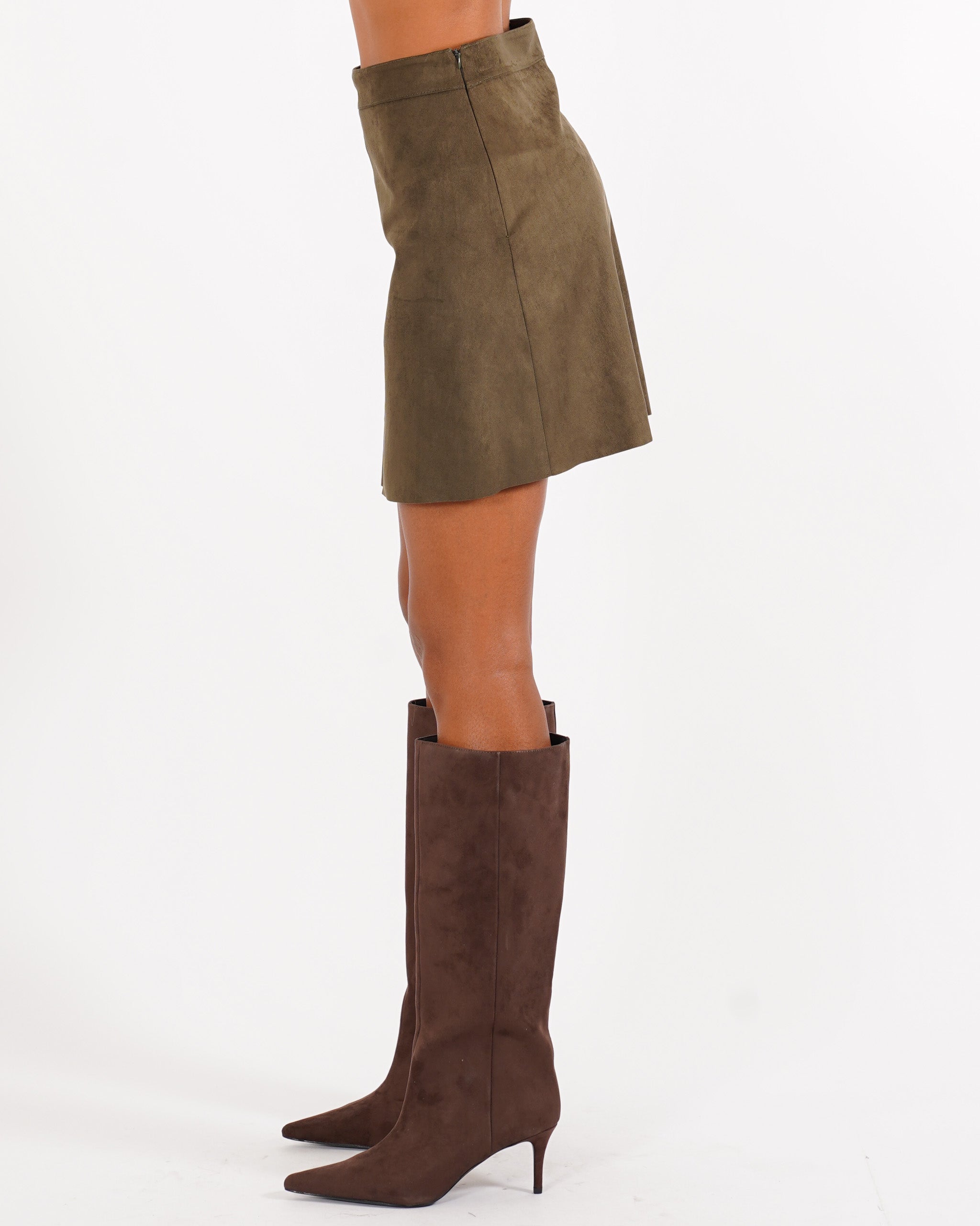 Minigonna in eco camoscio - Mabel - Hope Fashion