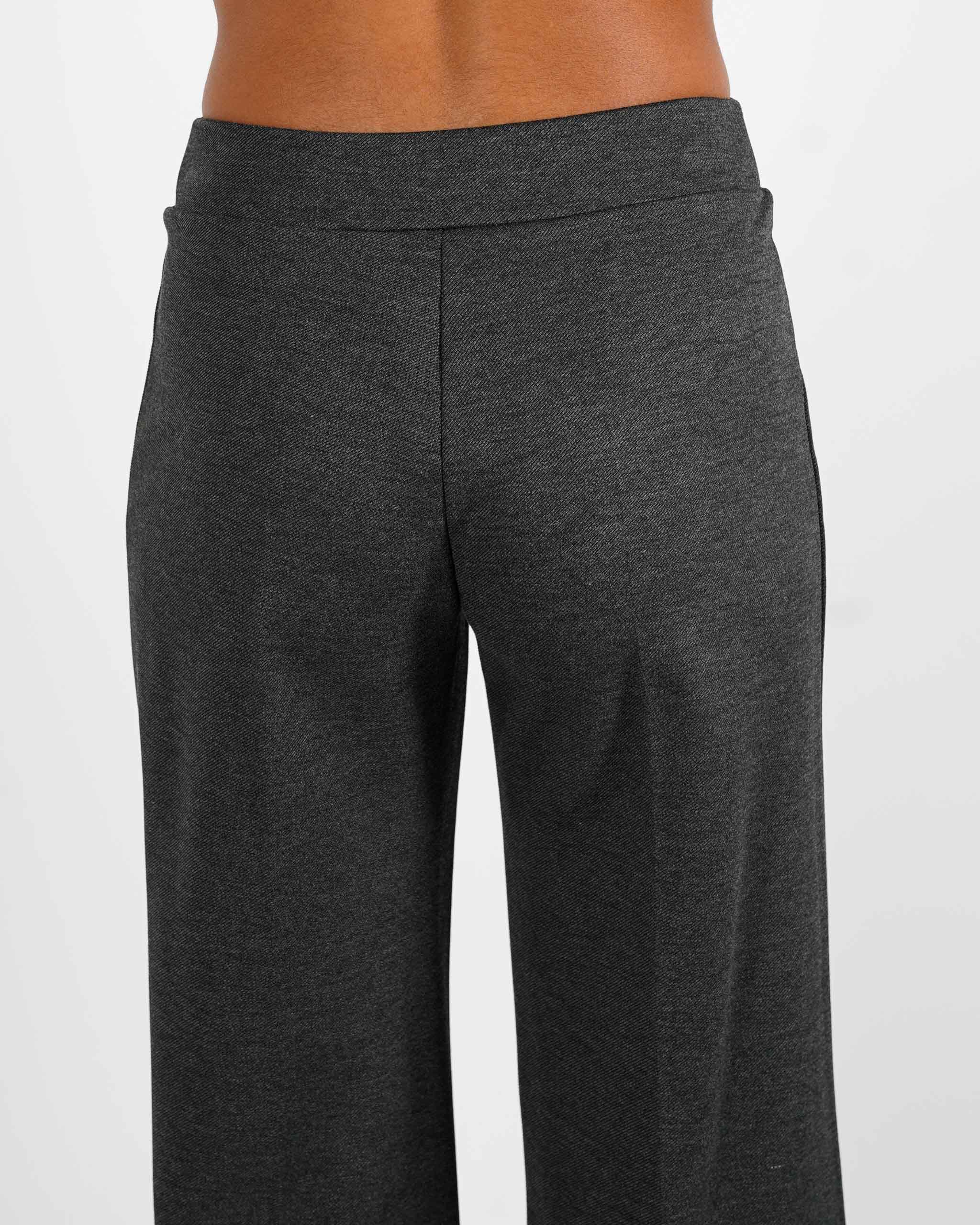 Pantaloni cropped in tessuto diagonale - Durango