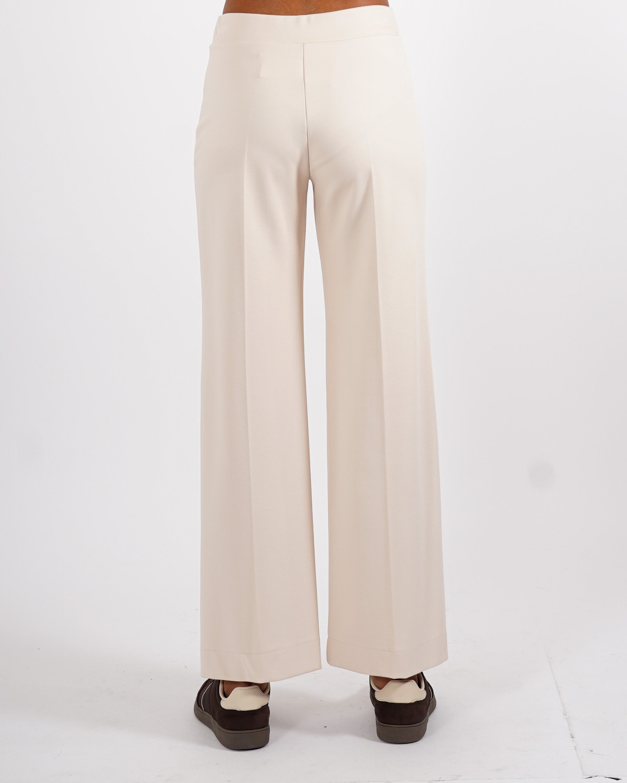 Pantaloni cropped in tessuto diagonale - Durango
