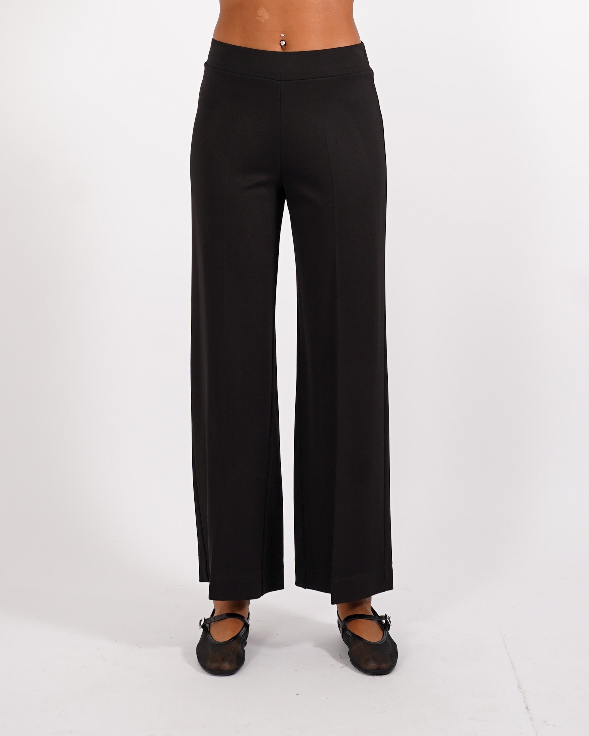 Pantaloni cropped in tessuto diagonale - Durango