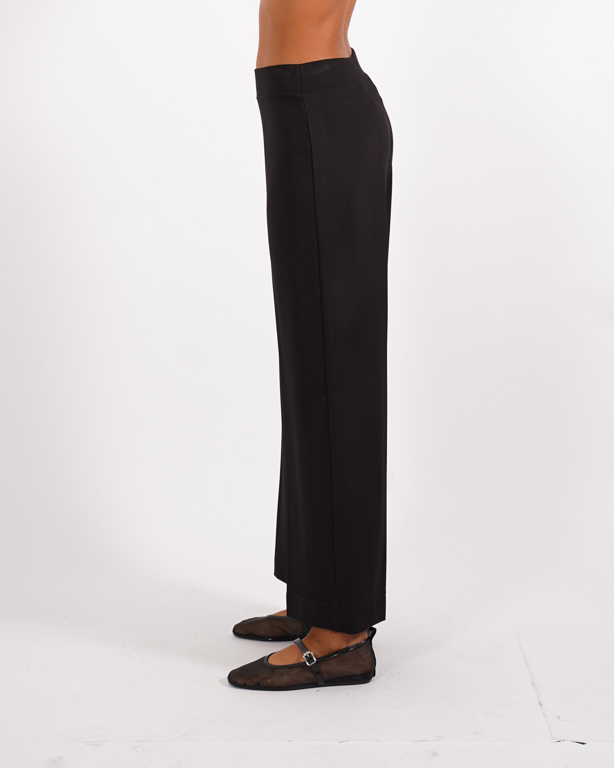 Pantaloni cropped in tessuto diagonale - Durango