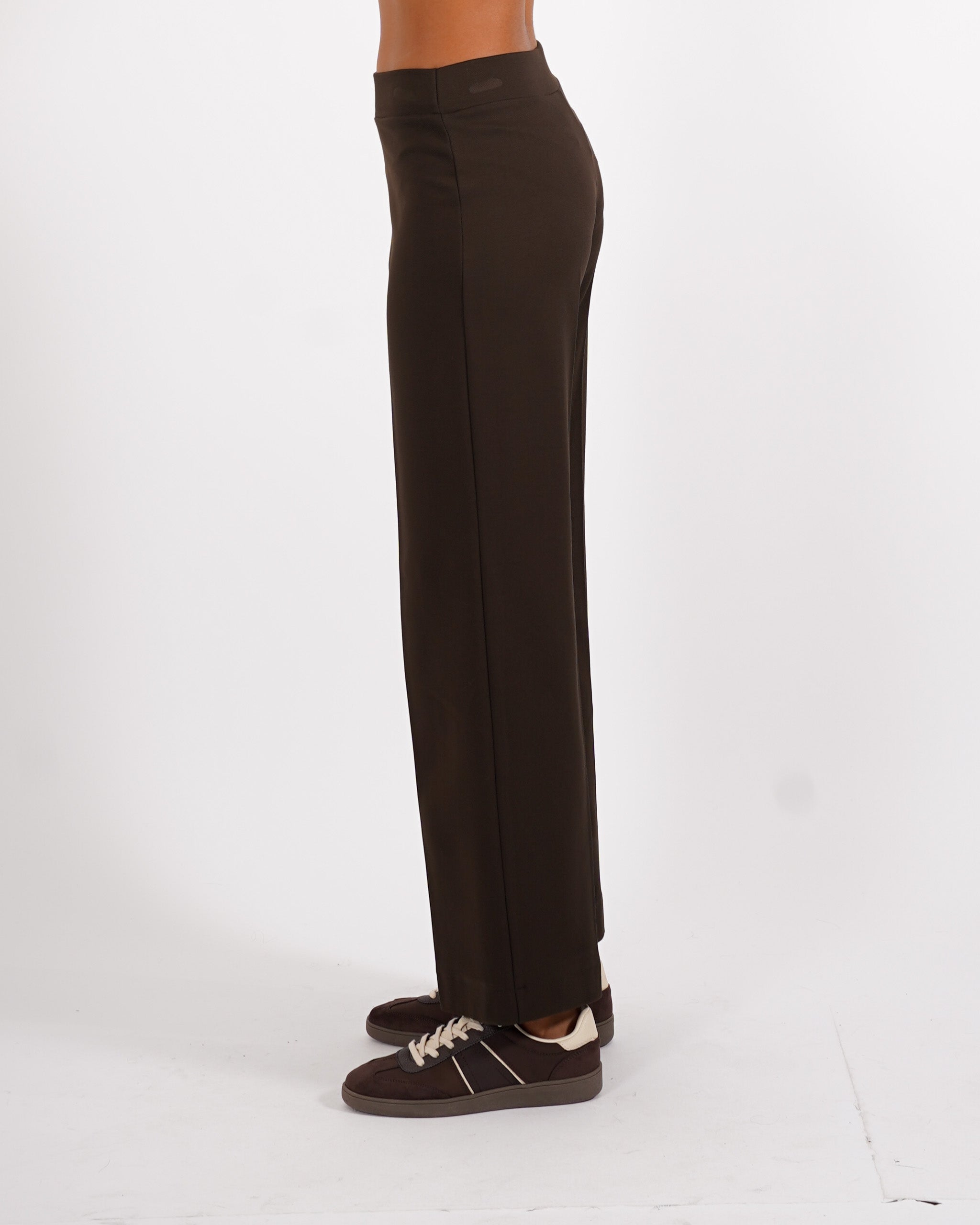 Pantaloni cropped in tessuto diagonale - Durango