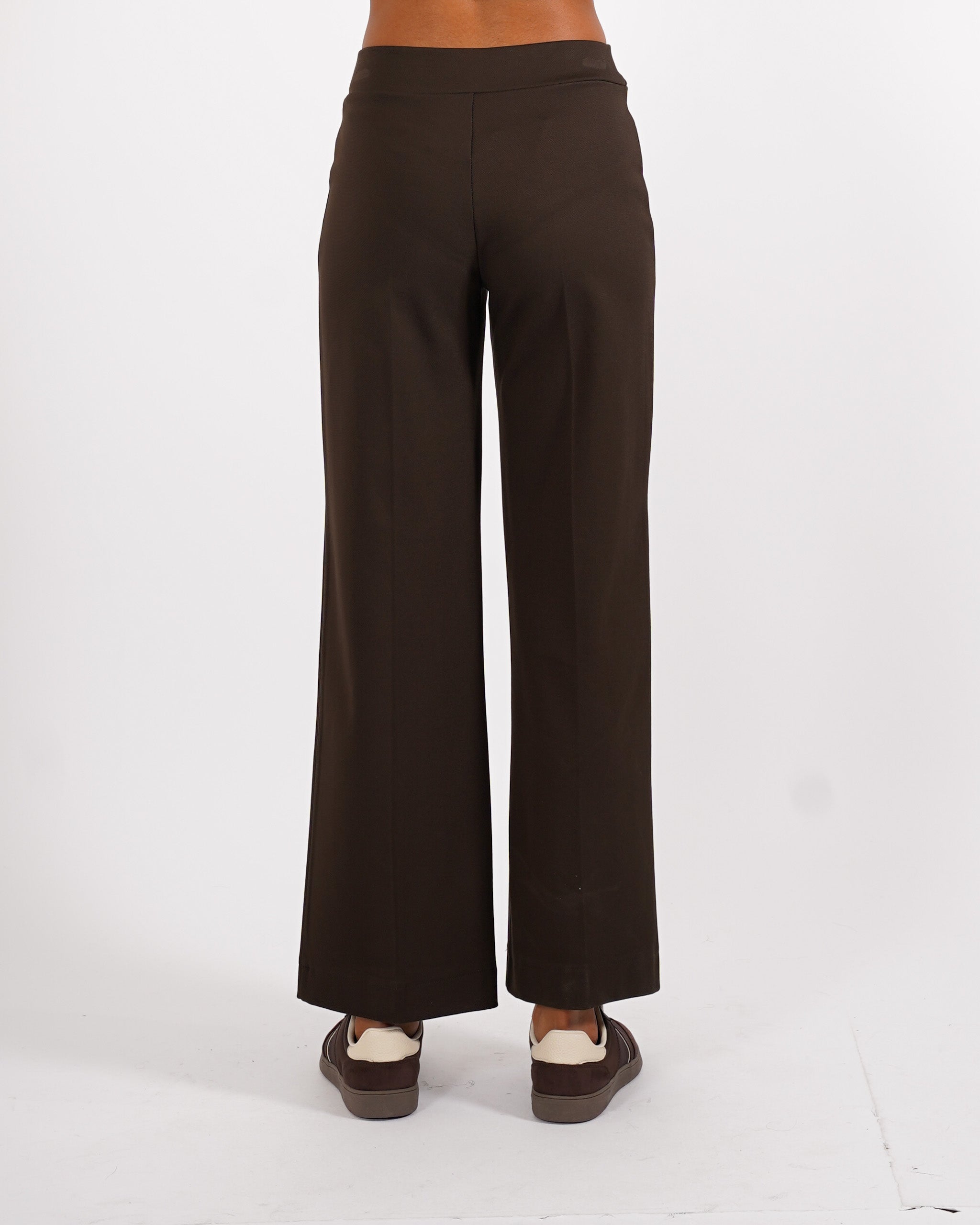 Pantaloni cropped in tessuto diagonale - Durango