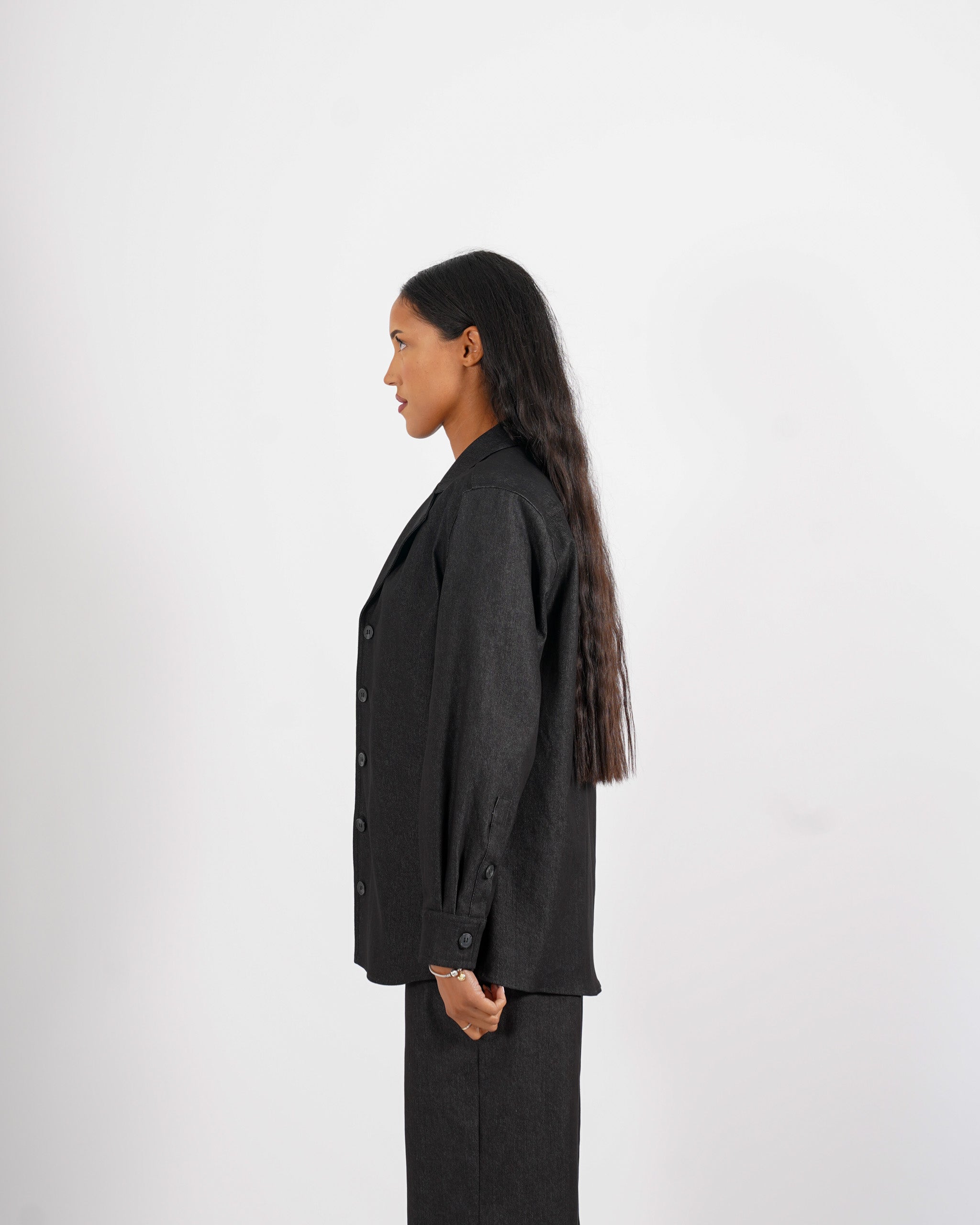 Giacca monopetto in denim stretch - Adorante
